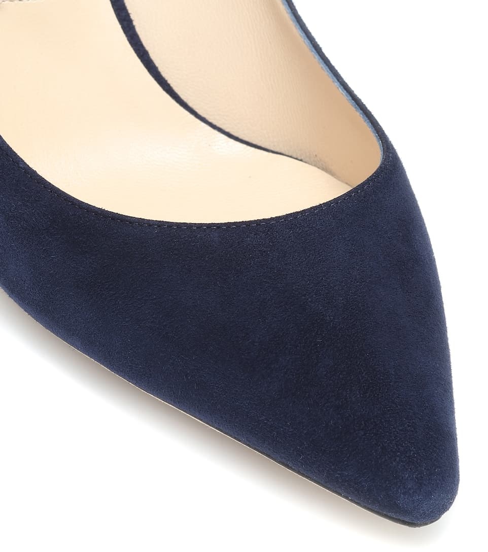 Romy 60 suede pumps - 6