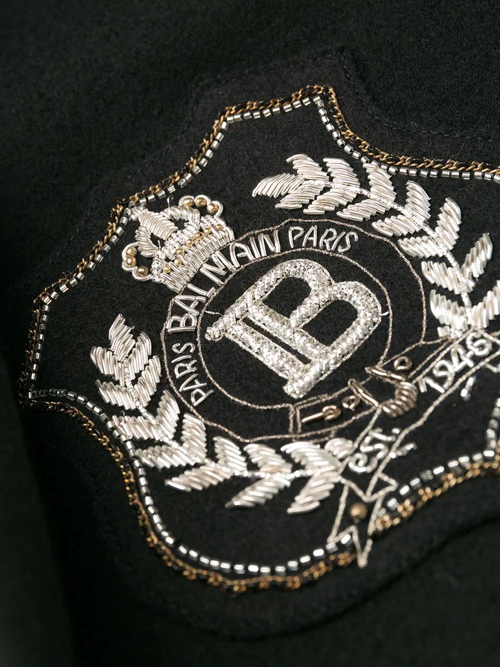 hooded logo patch blazer - 6