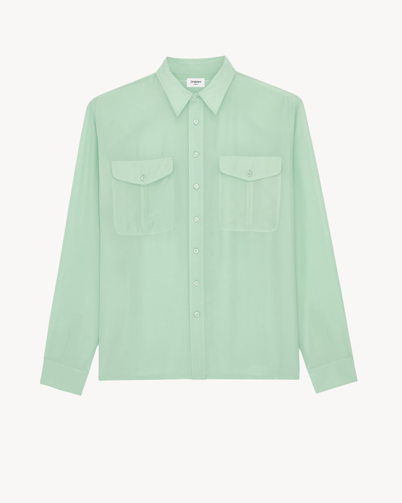 SHIRT IN VISCOSE AND SILK 1