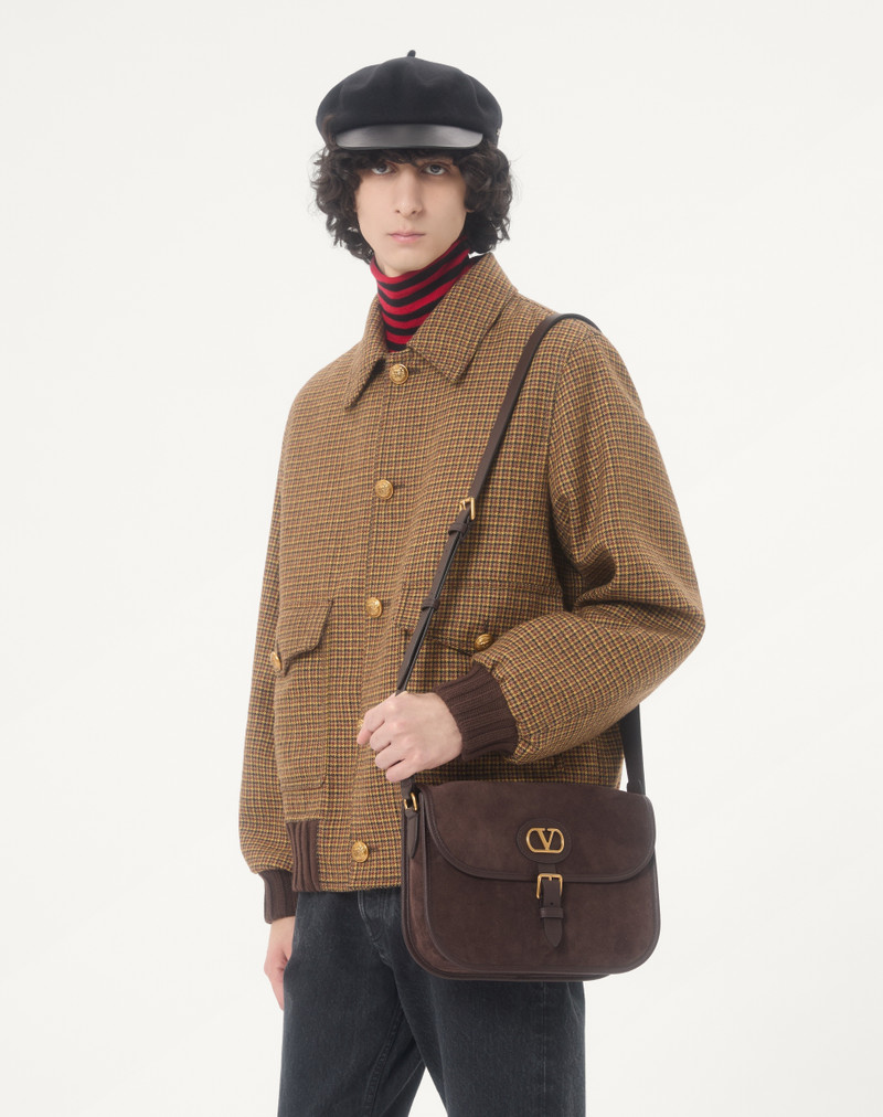 VALENTINO HIGH-NECK WOOL SWEATER WITH VLOGO PATCH 3