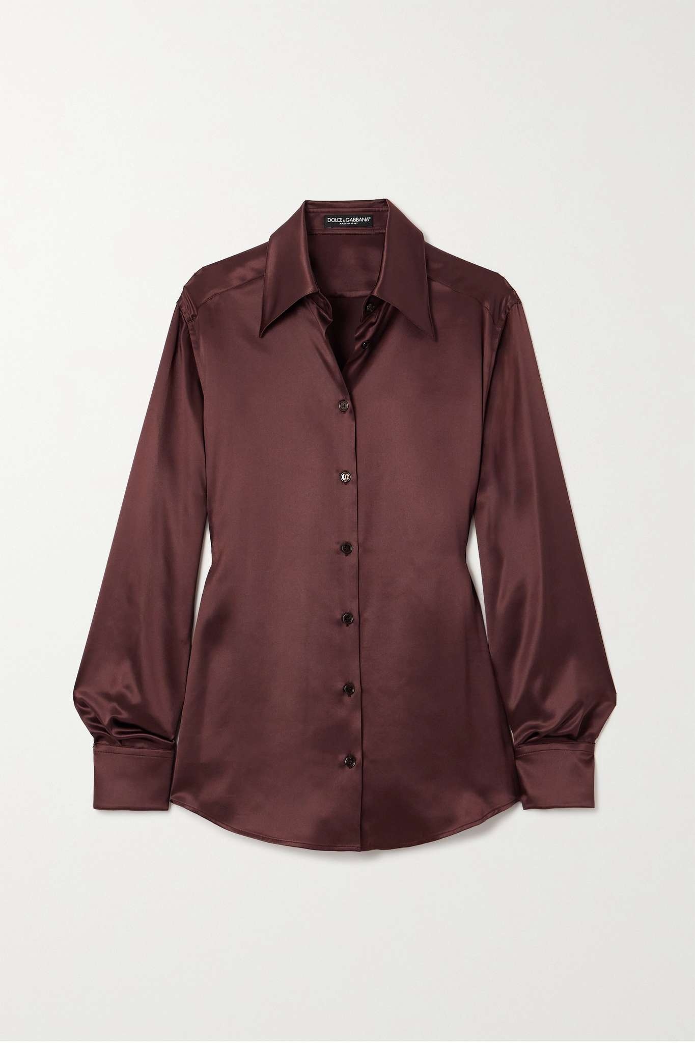 Silk-satin shirt - 1