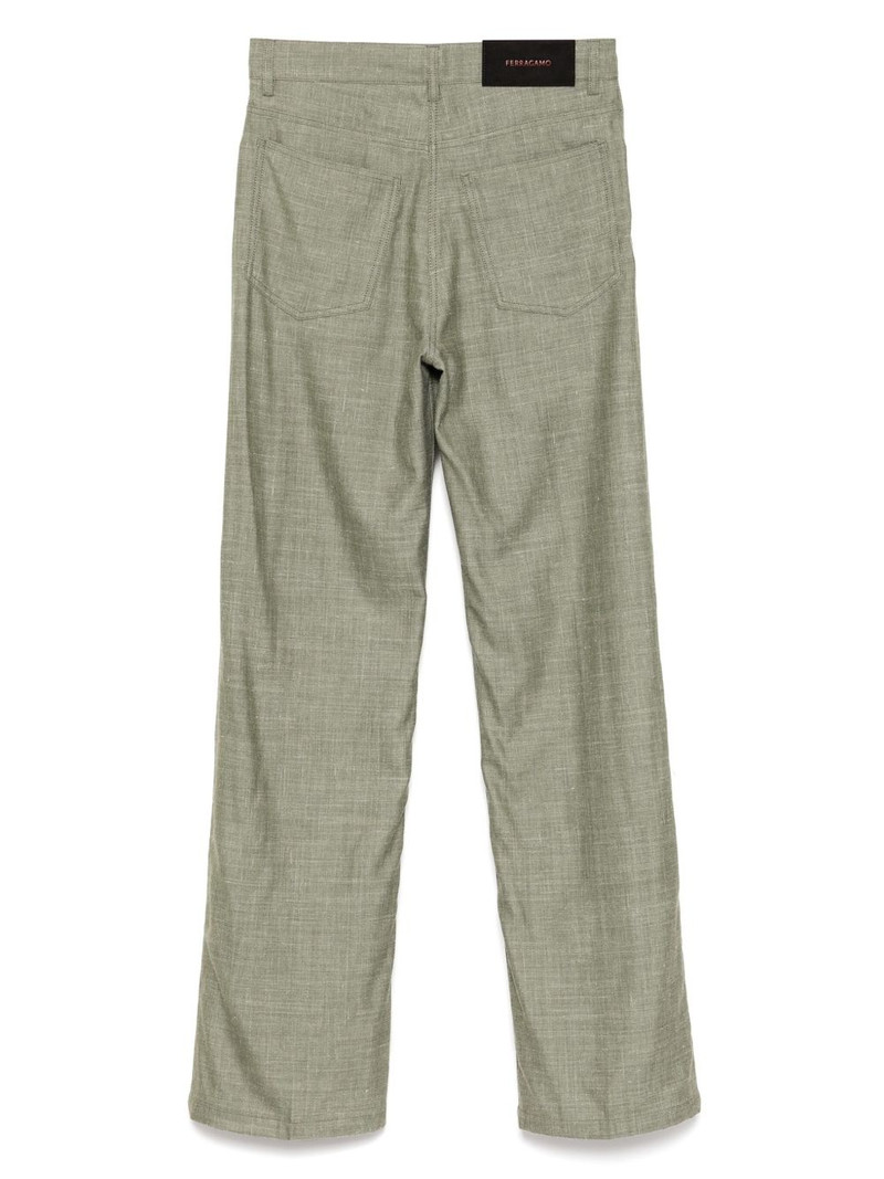 FERRAGAMO straight hem trousers outlook
