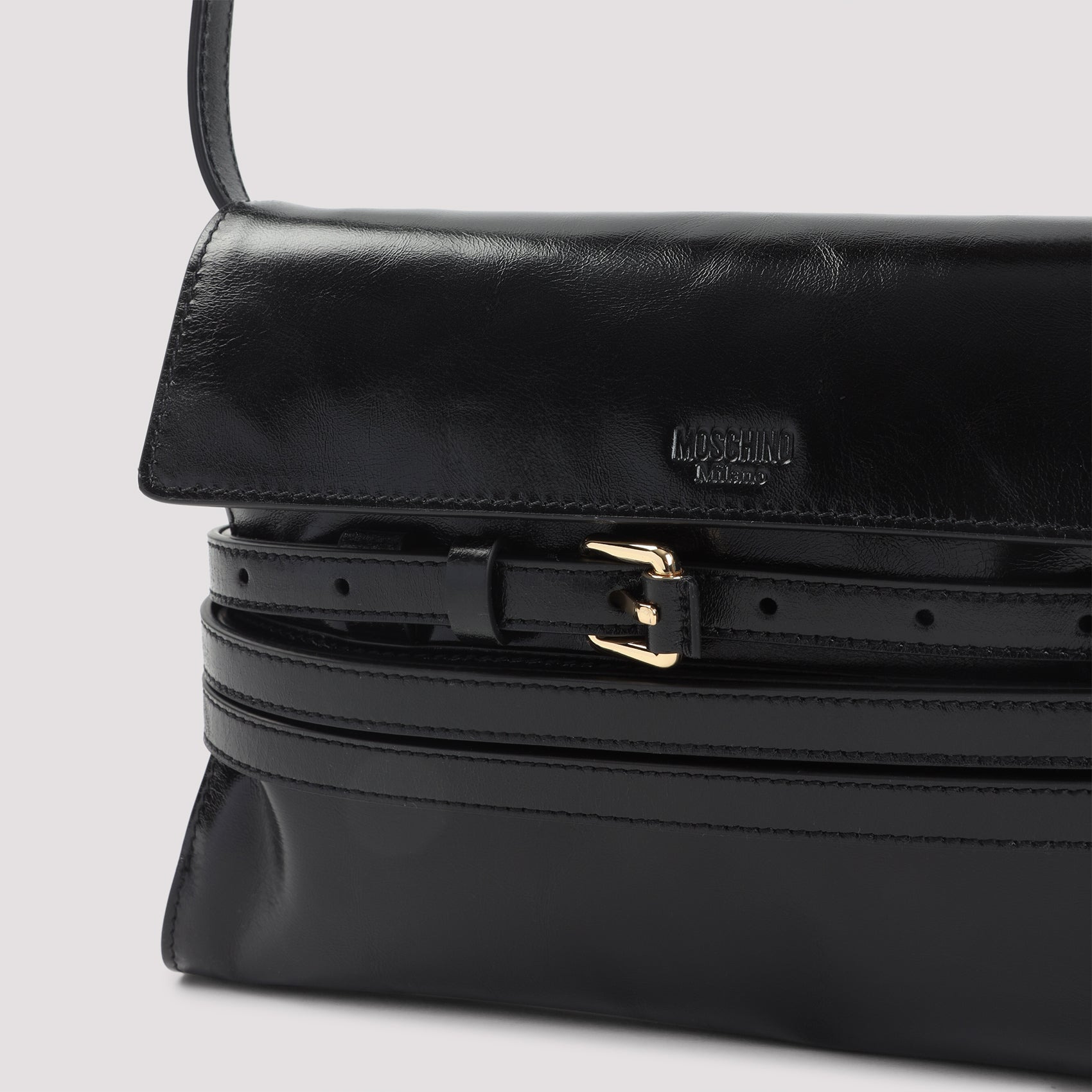 Moschino Leather Shoulder Bag Women - 3