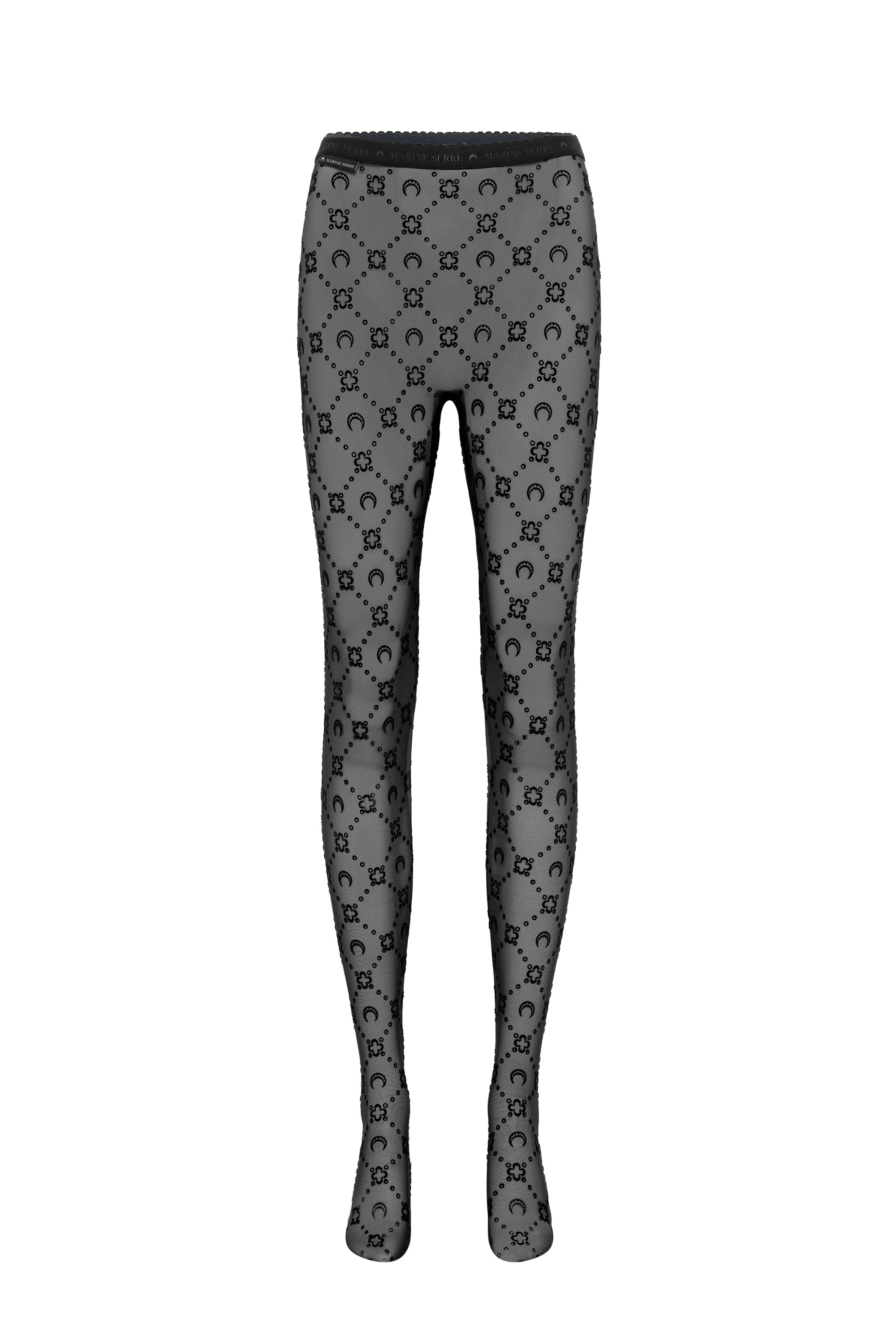 Recycled Mesh Flock Tights - 1