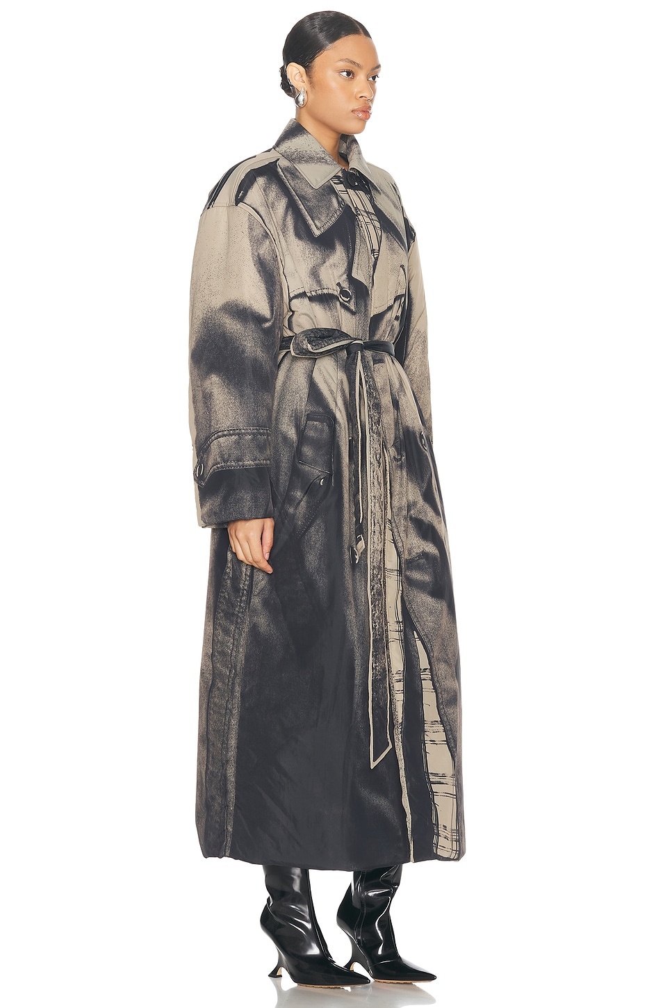 Nylon Padded Trench - 2