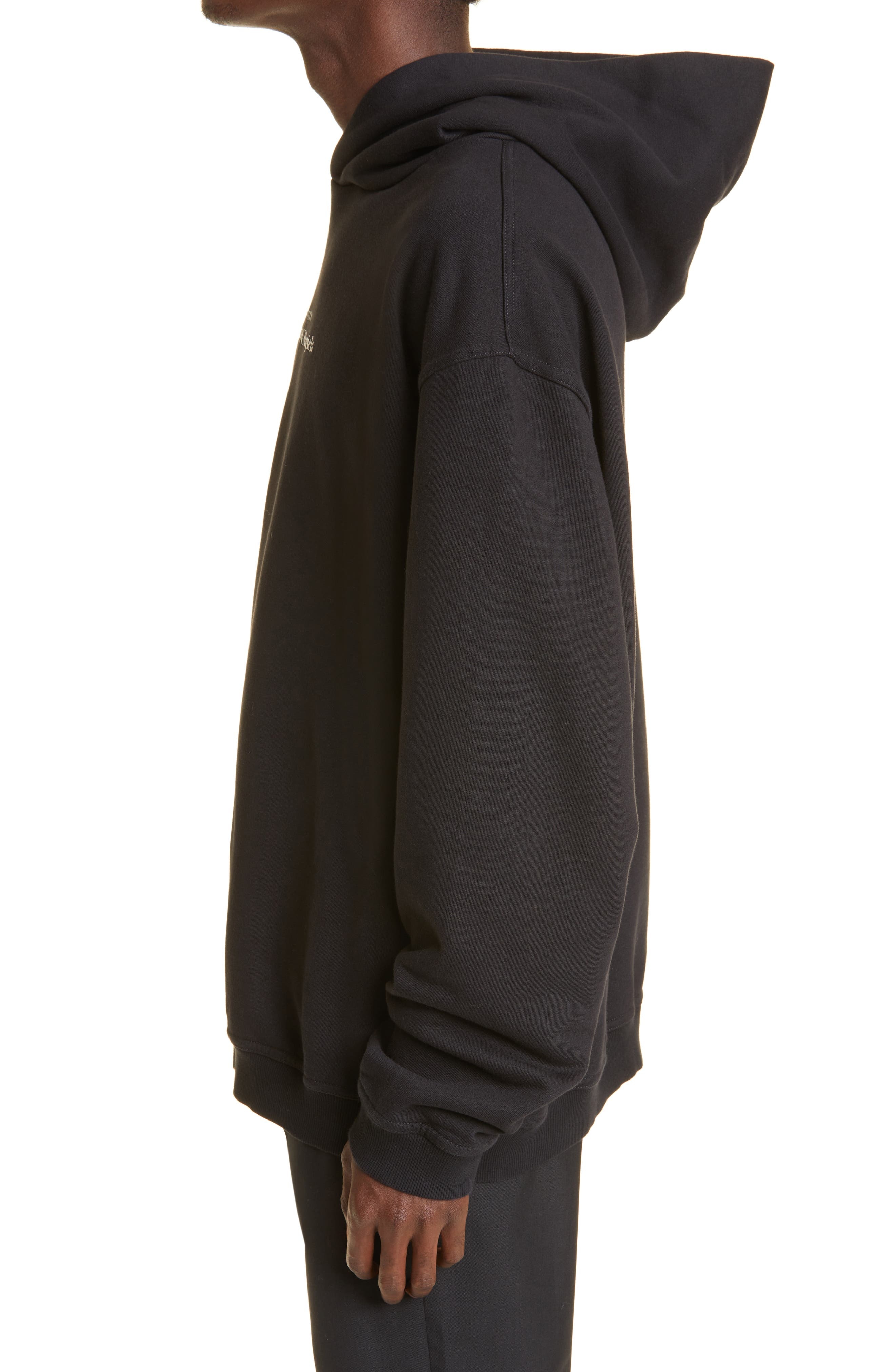 Embroidered Logo Cotton Hoodie - 3