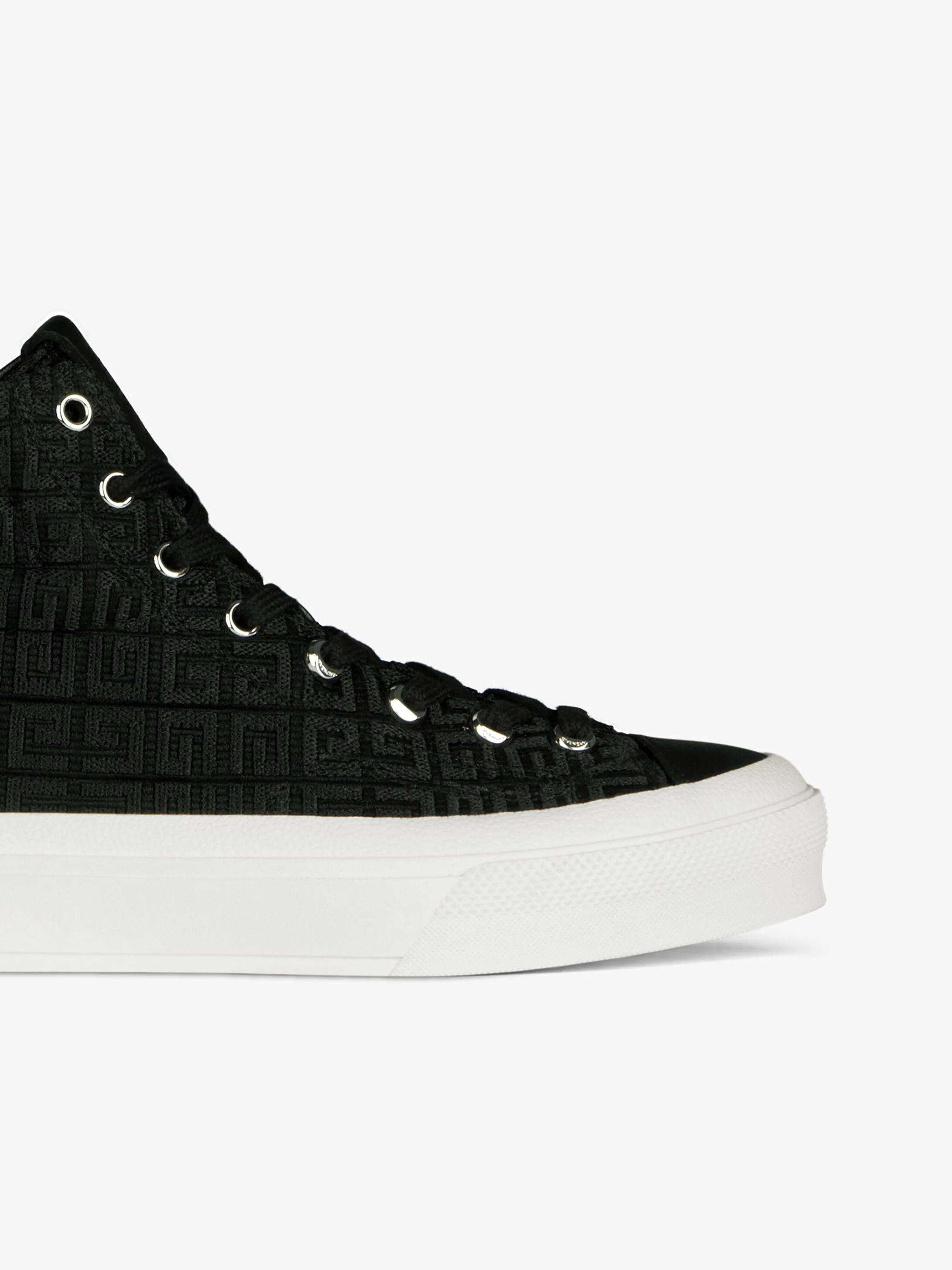 HIGH SNEAKERS CITY IN 4G EMBROIDERED CANVAS - 6
