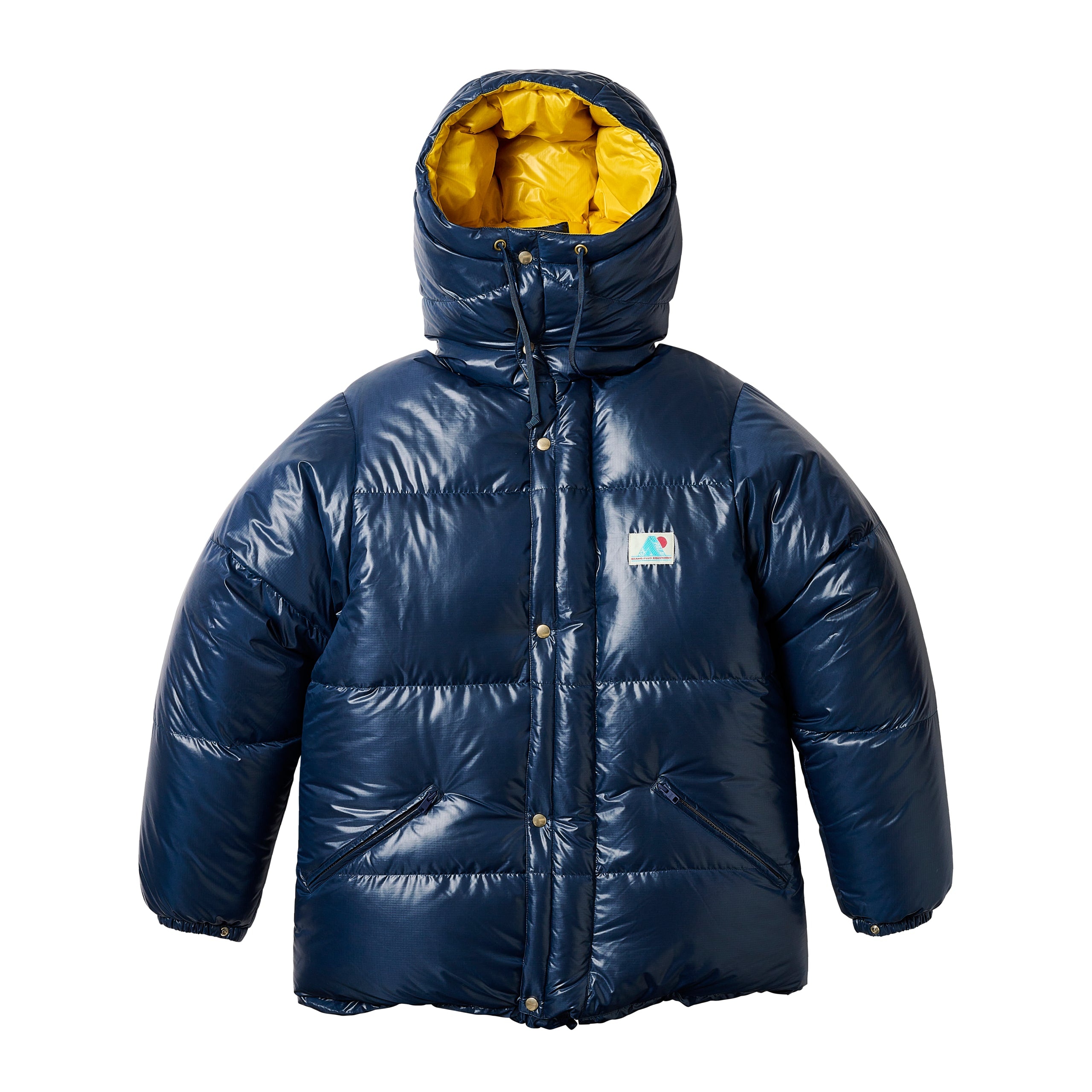 PALACE PALACE BEAMS PLUS EXPEDITION DOWN JACKET NAVY / YELLOW