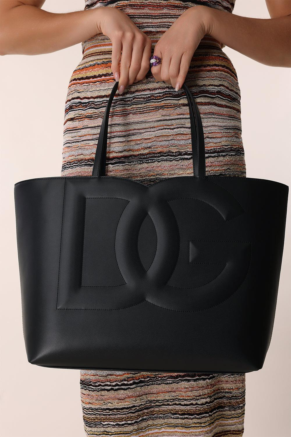 Large DG Logo Tote - Black - 2