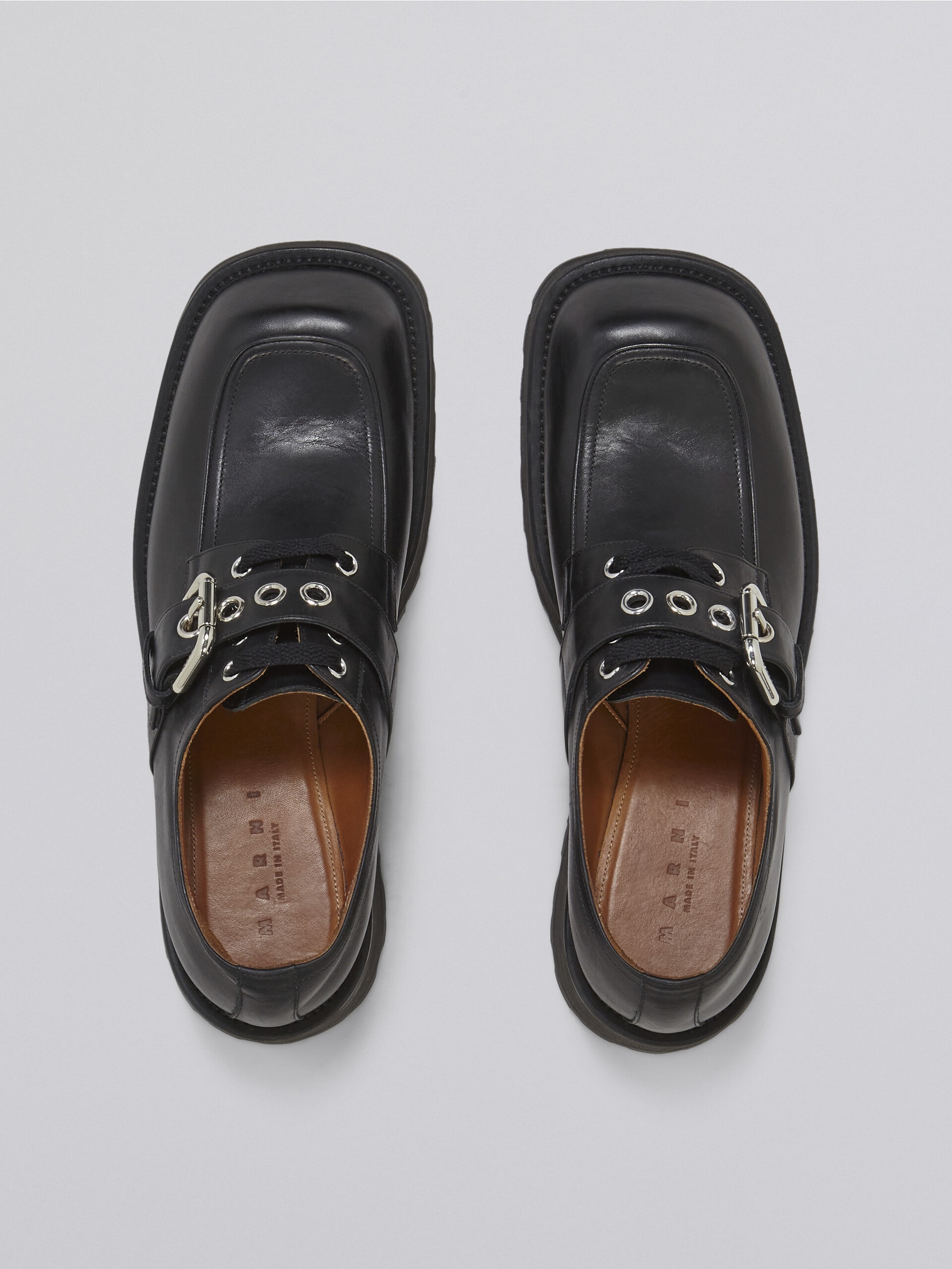 BLACK SOFT CALF LEATHER MOCCASIN - 4