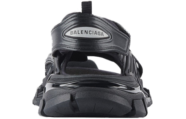 (WMNS) Balenciaga Track Sandal 'Triple Black' 617543W2CC11000 - 4