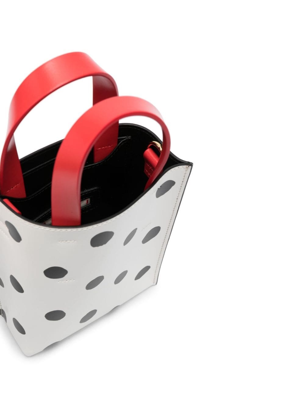 mini Museo polka-dot leather bag - 5