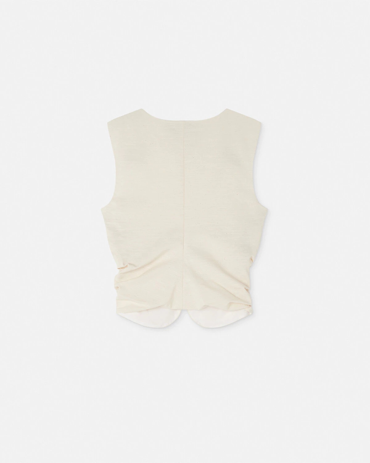 Baroque Buckle Ruched Vest - 3