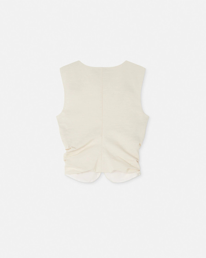 Baroque Buckle Ruched Vest 3