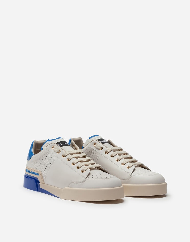 Calfskin nappa Portofino sneakers with painted sole - 2