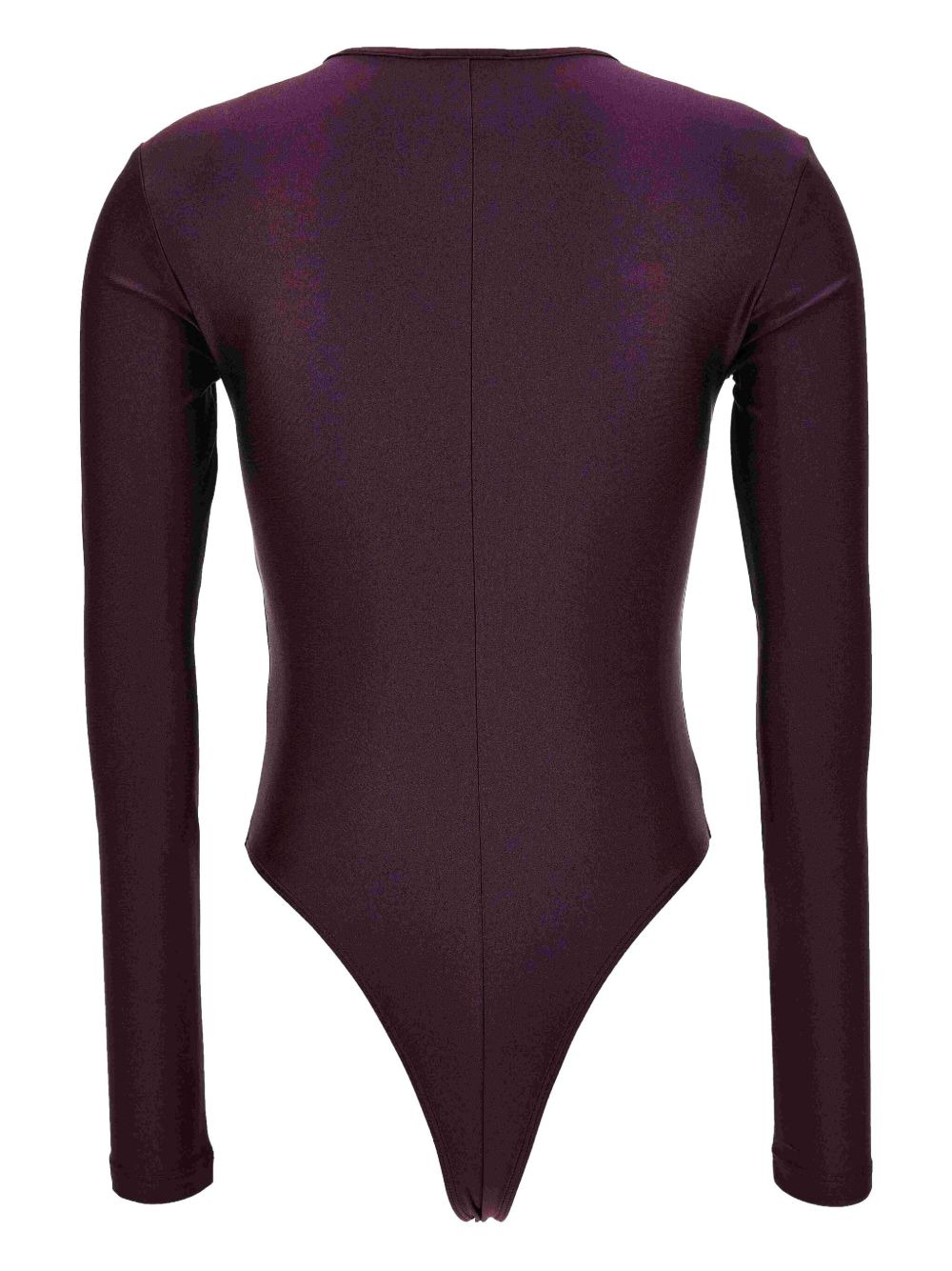 logo-embellished long-sleeve bodysuit - 2