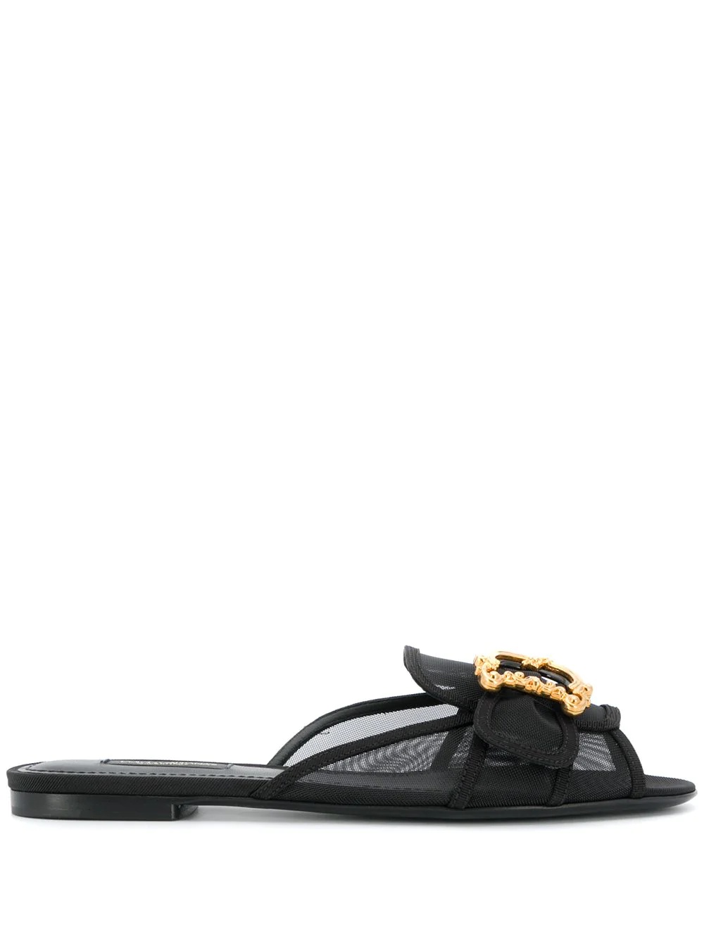 Bianca baroque logo mules sandals - 1