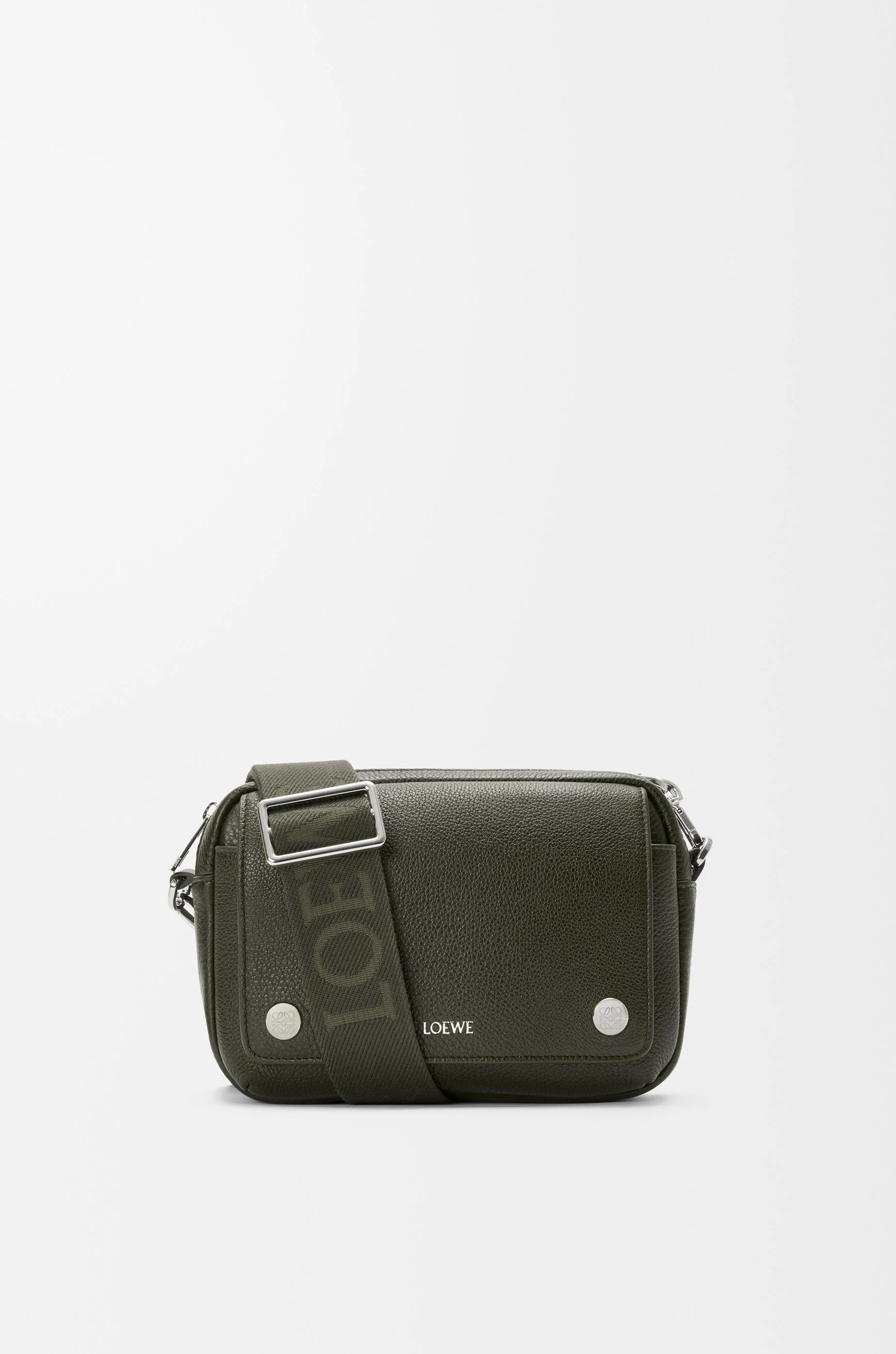 Small Pebble messenger bag in supple grained calfskin - 1