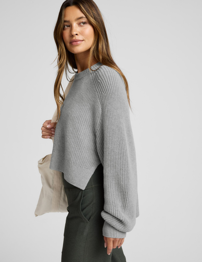 BEYOND YOGA Ready For Anywhere Hi Lo Sweater outlook