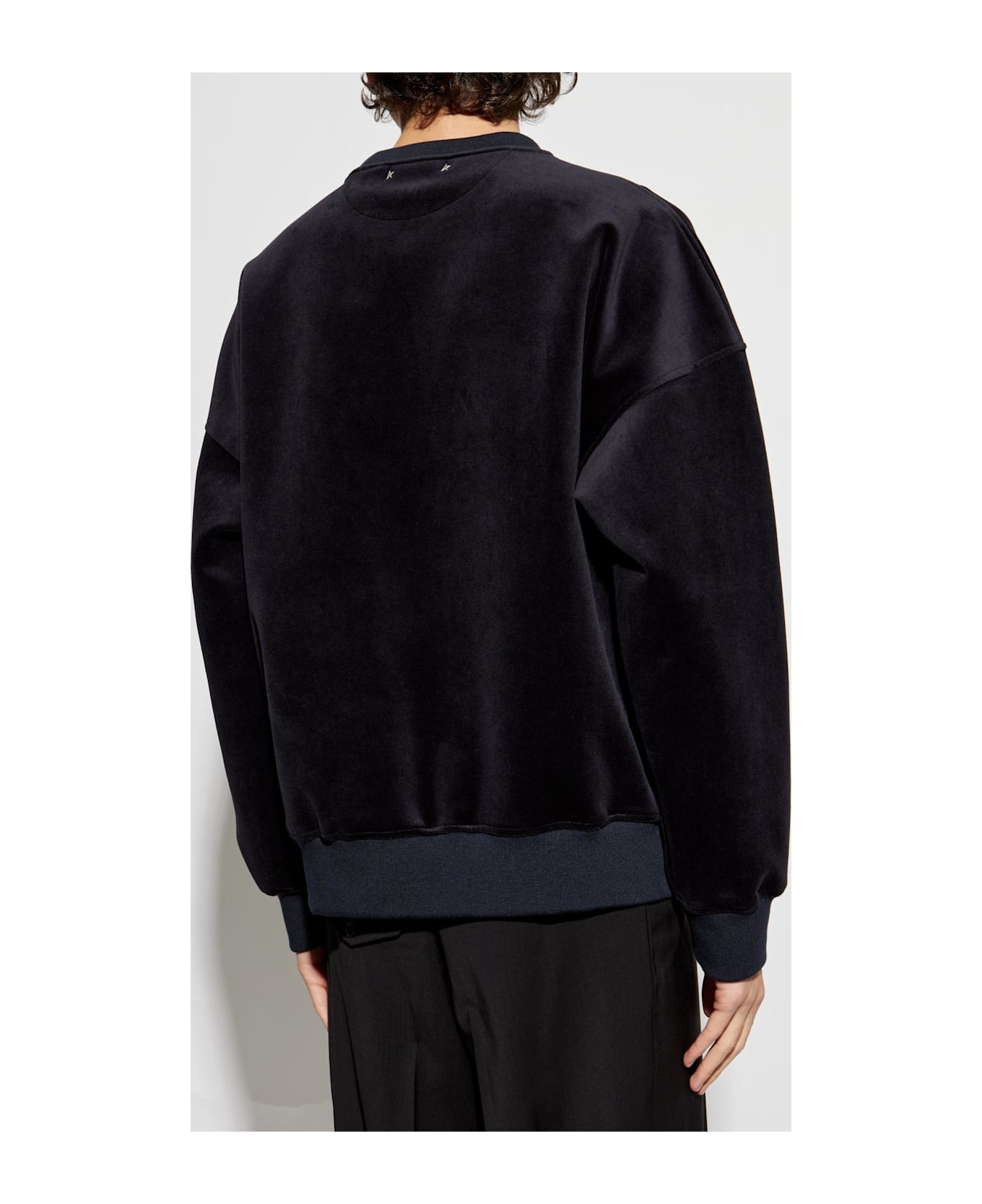 Golden Goose Velour Sweatshirt With Logo - 2