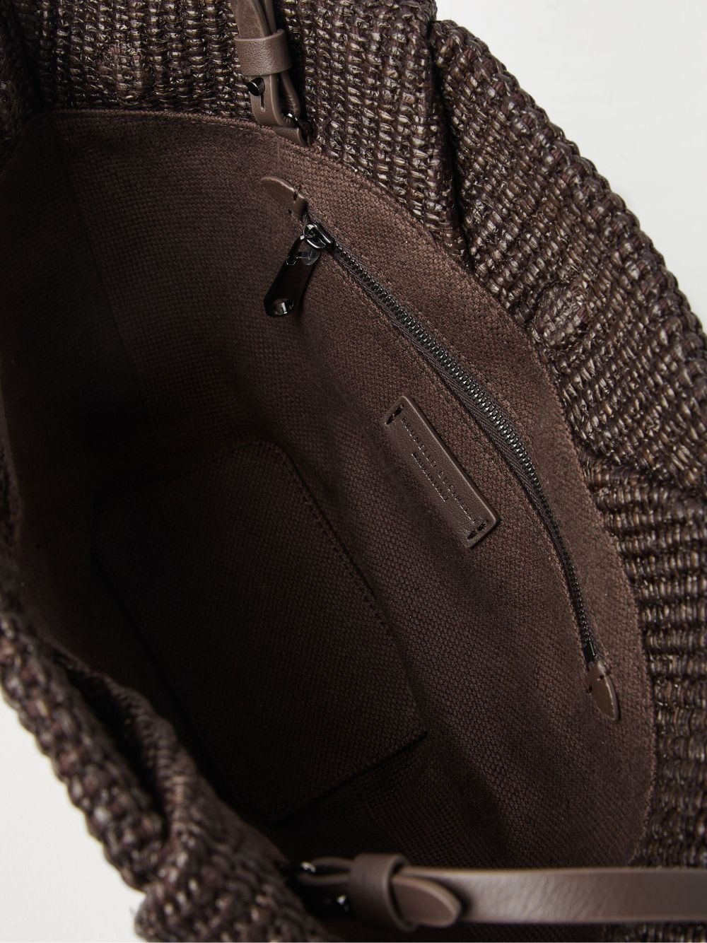 interwoven-design clutch bag - 2