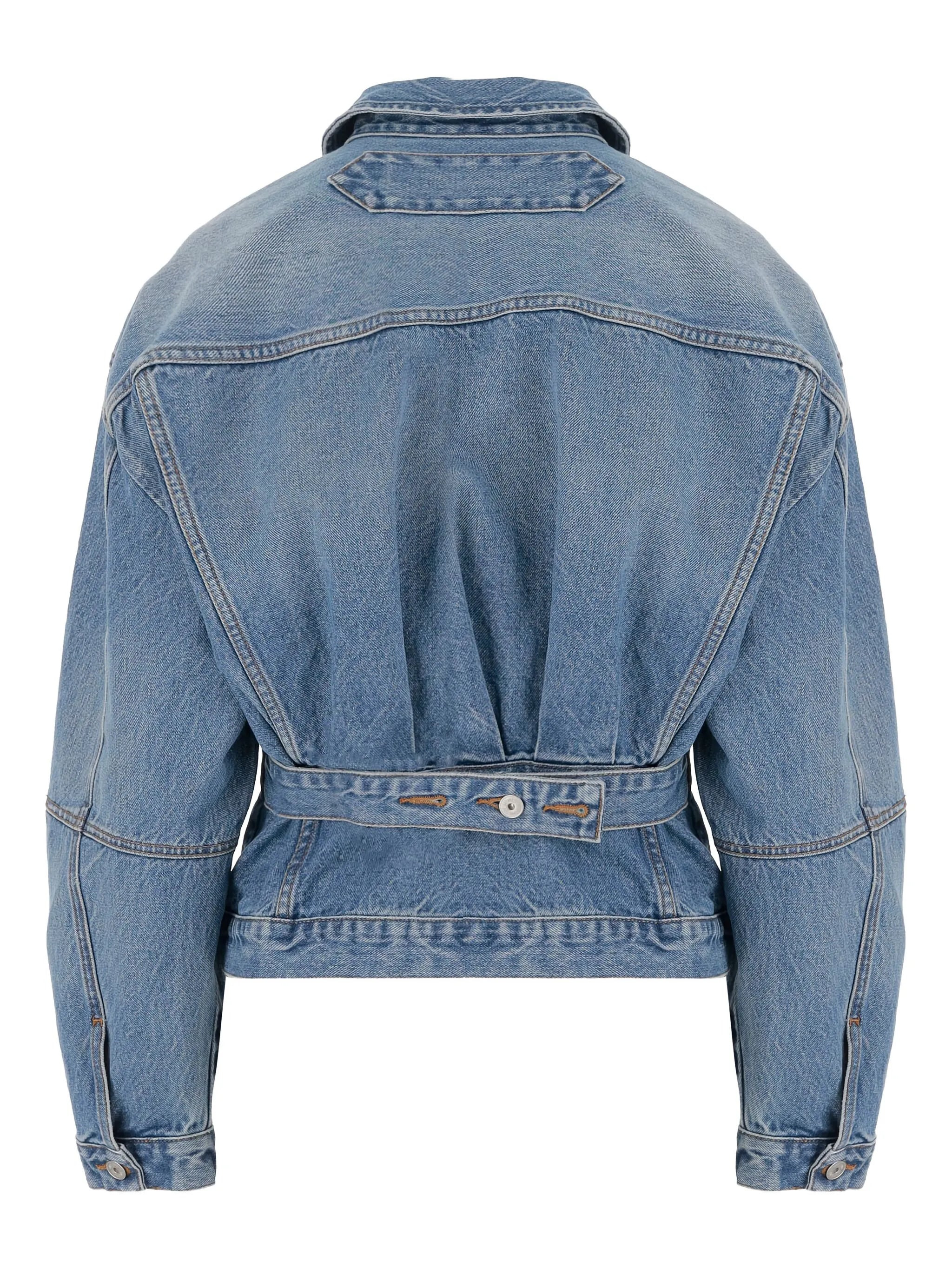 Jacquemus Belted Denim Jacket - 2