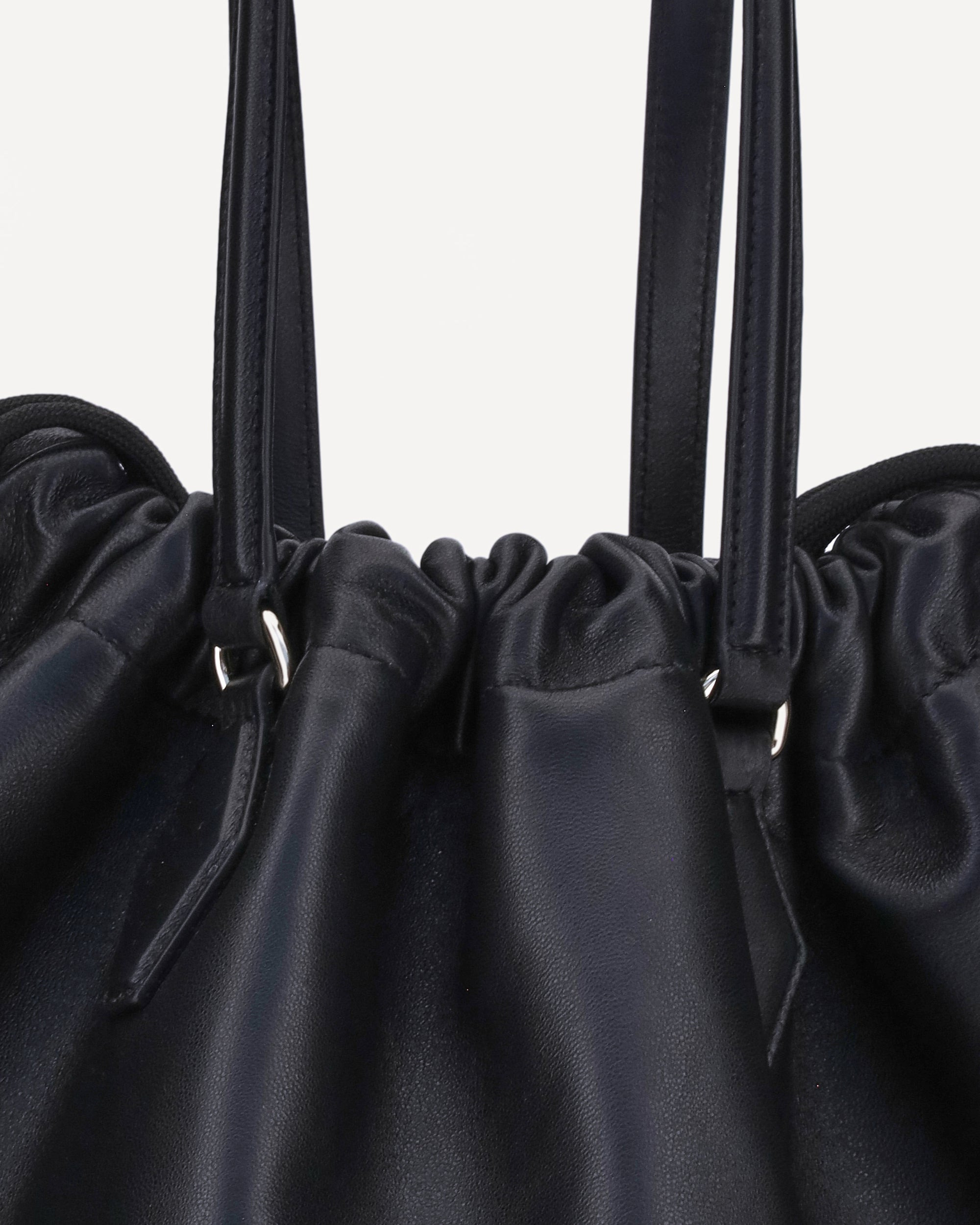Drawstring Shoulder Bag - 4