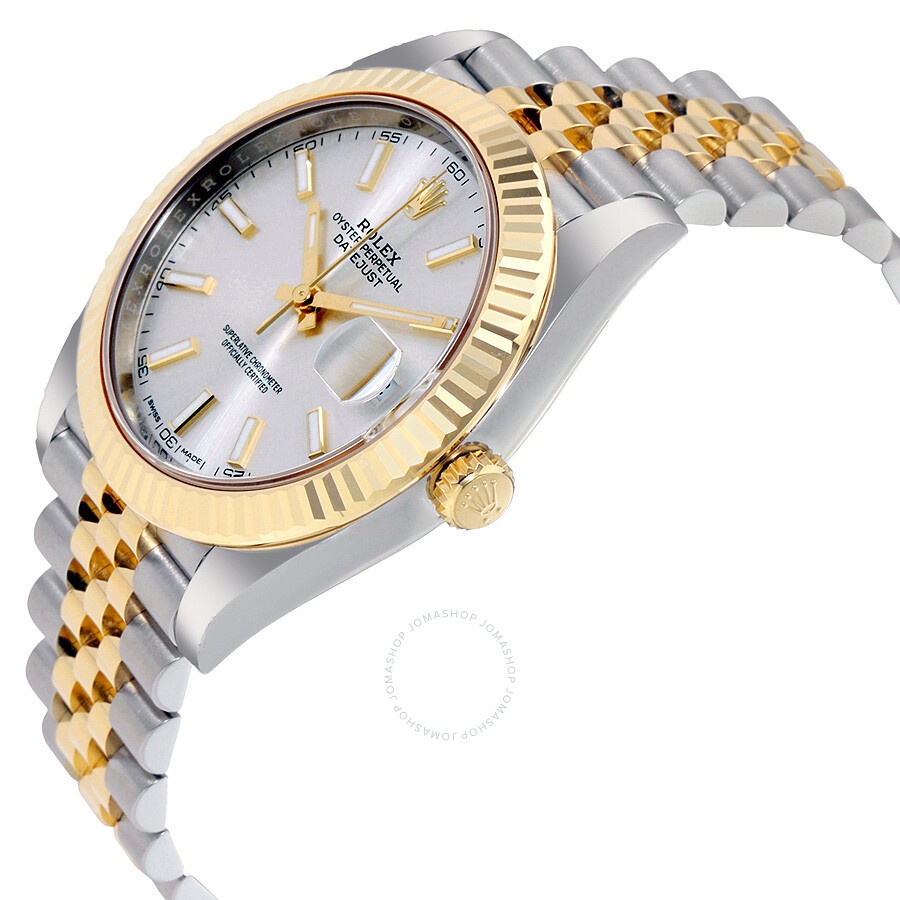 Rolex Datejust41 Silver Dial Steel and 18K Yellow Gold Jubilee Men's Watch 126333SSJ - 2