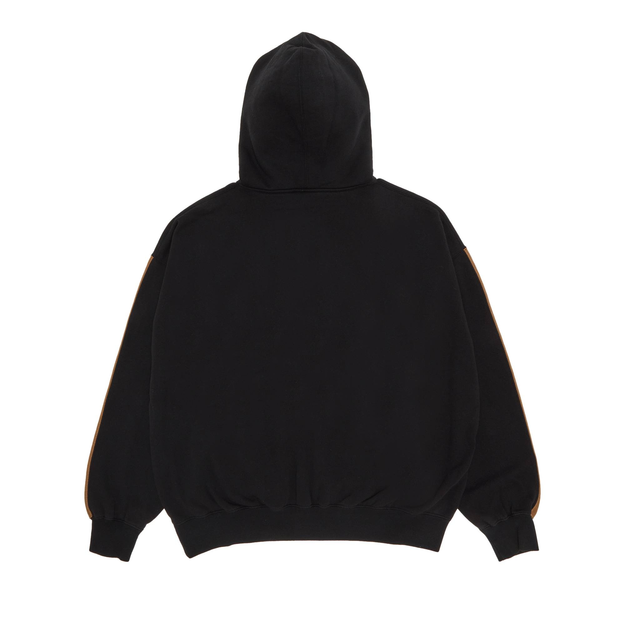 Supreme Half Zip Hooded Sweatshirt 'Black' - 2