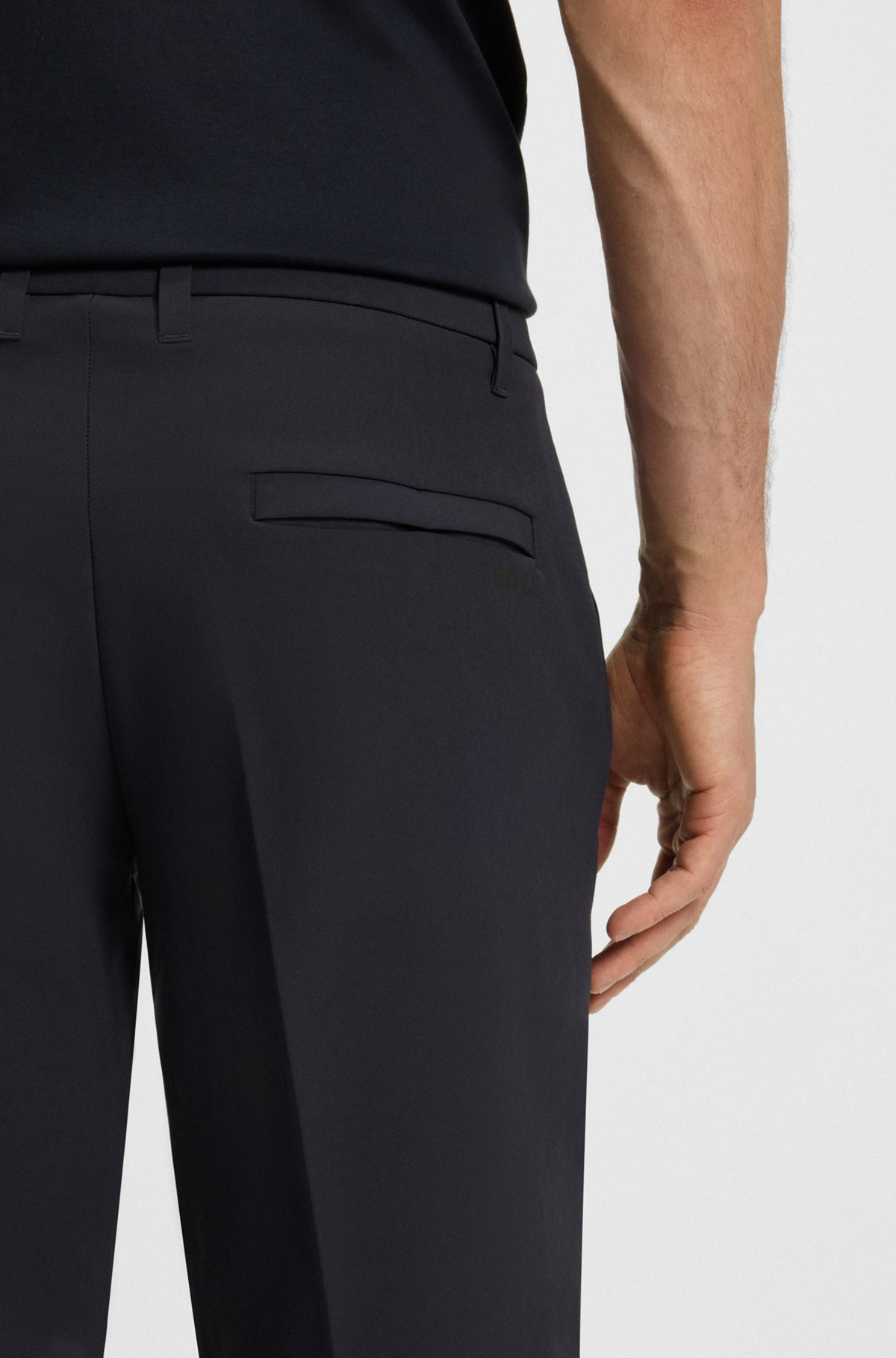 SLIM-FIT SHORTS IN WATER-REPELLENT STRETCH FABRIC - 5
