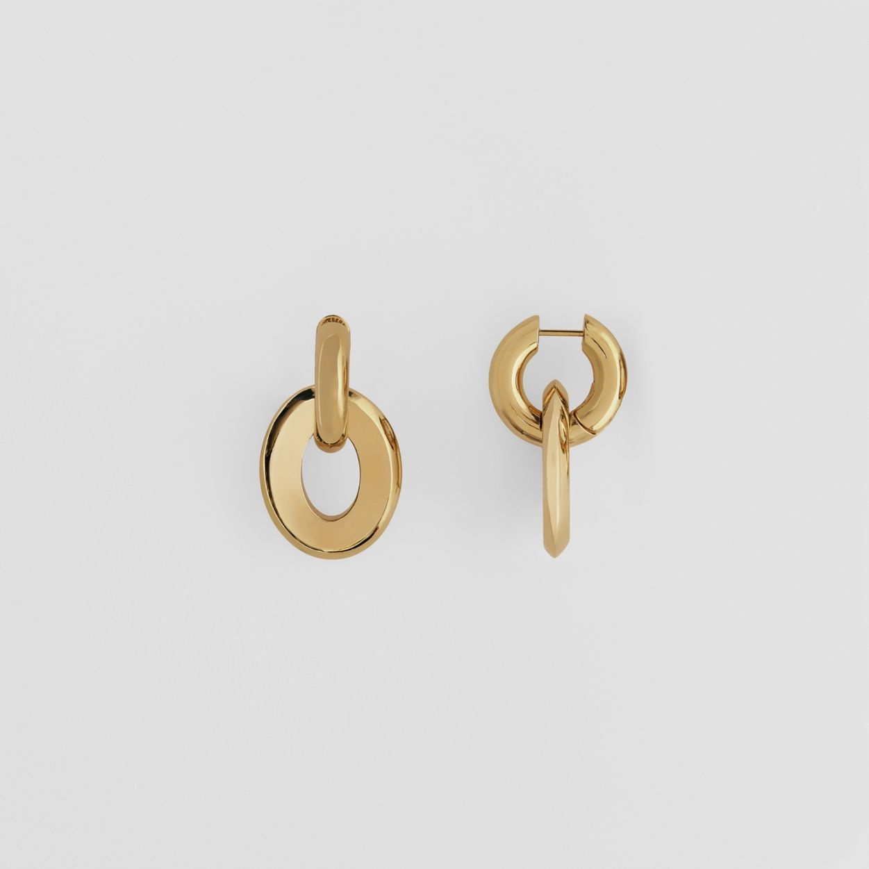Gold-plated Cut-out Detail Earrings - 5