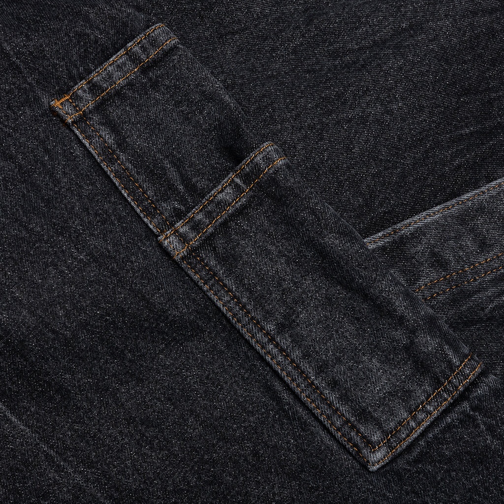 LOOSE FIT JEANS - BLACK - 4