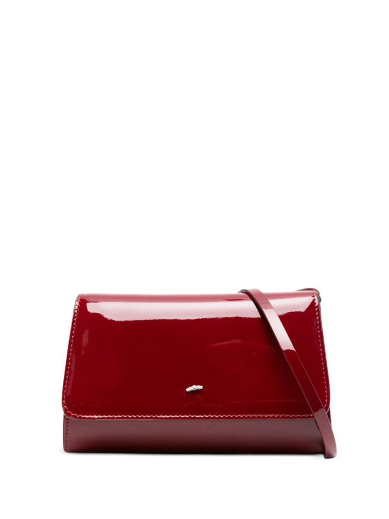 leather crystal-embellished bag 1