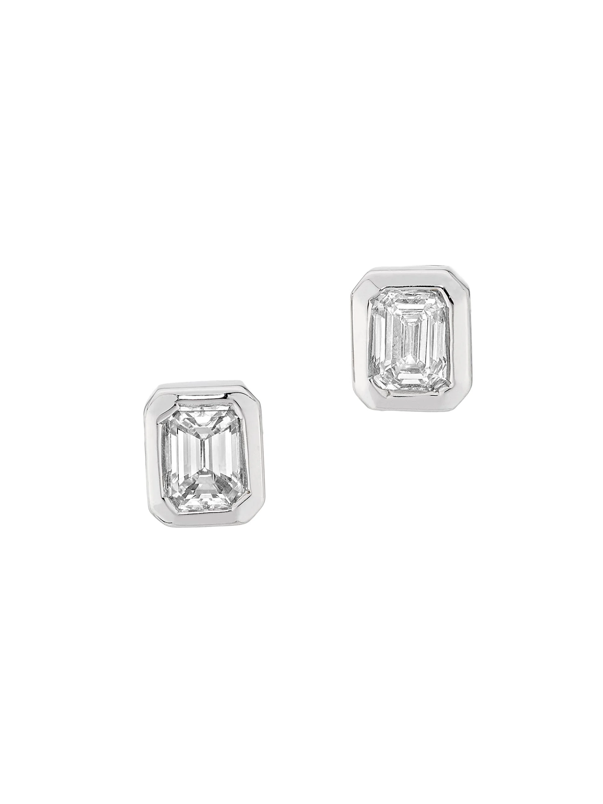 Women's Tiny Treasures 18K Yellow Gold, Ruby & 0.35 TCW Stud Earrings - White Gold - 1