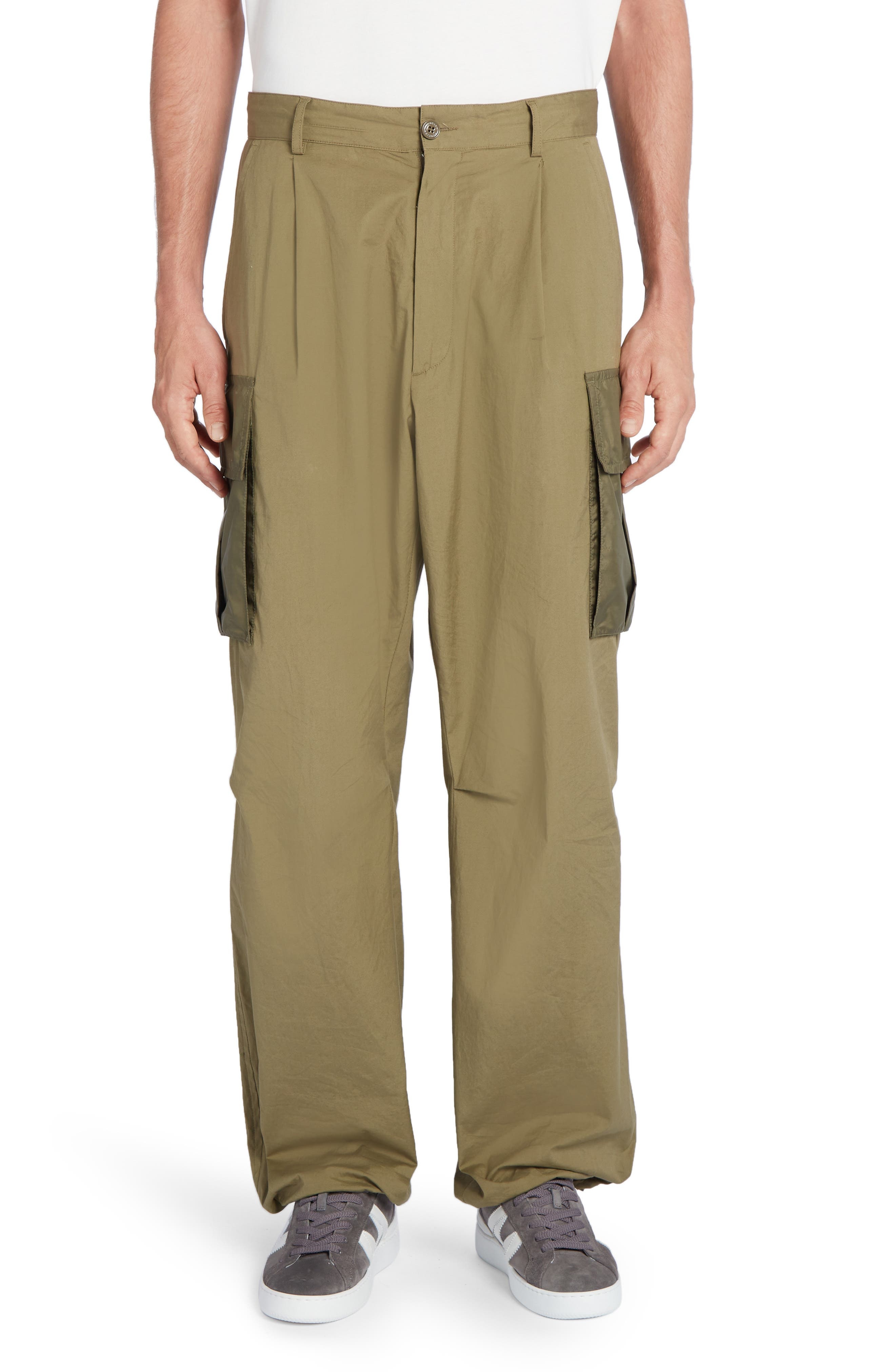 Stretch Poplin Cargo Pants - 1