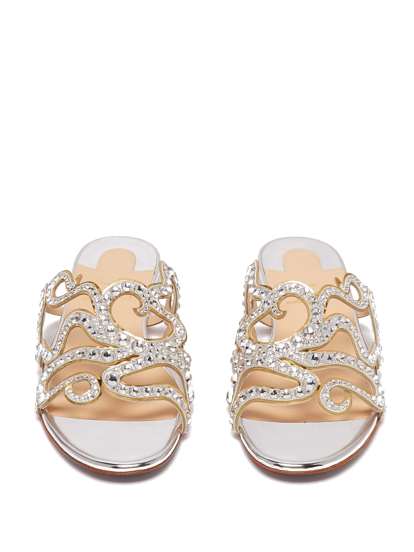 Octostrass crystal-embellished slides - 5