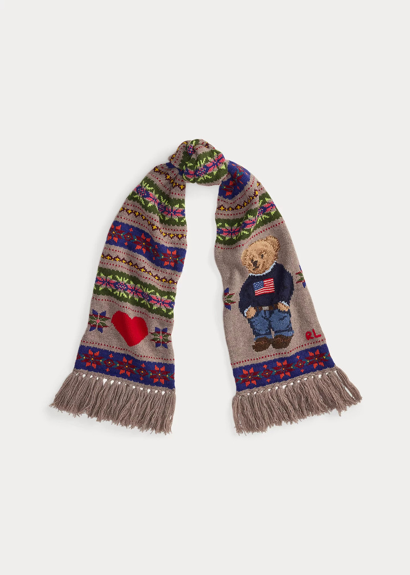 Polo Bear Wool-Blend Scarf 1