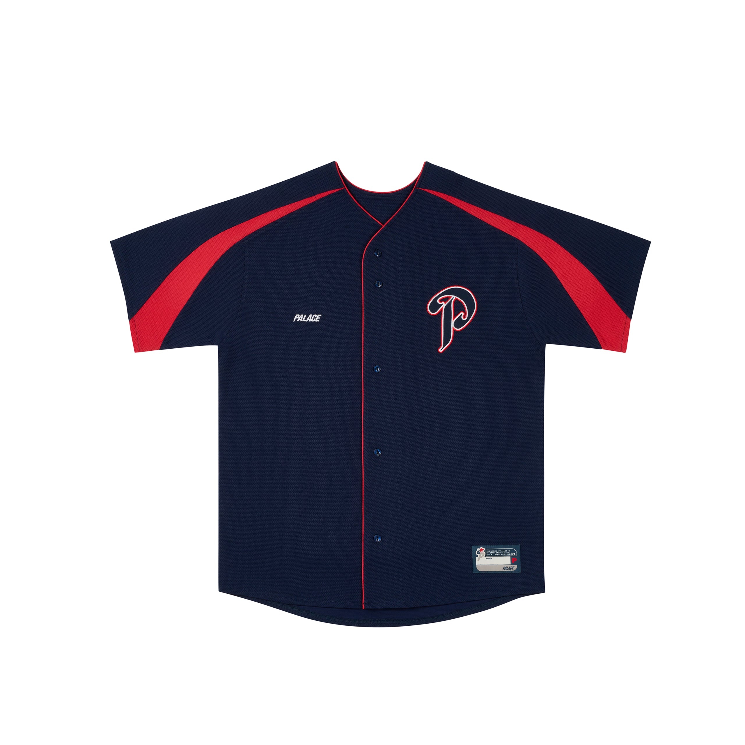 P PASEBALL JERSEY NAVY - 1