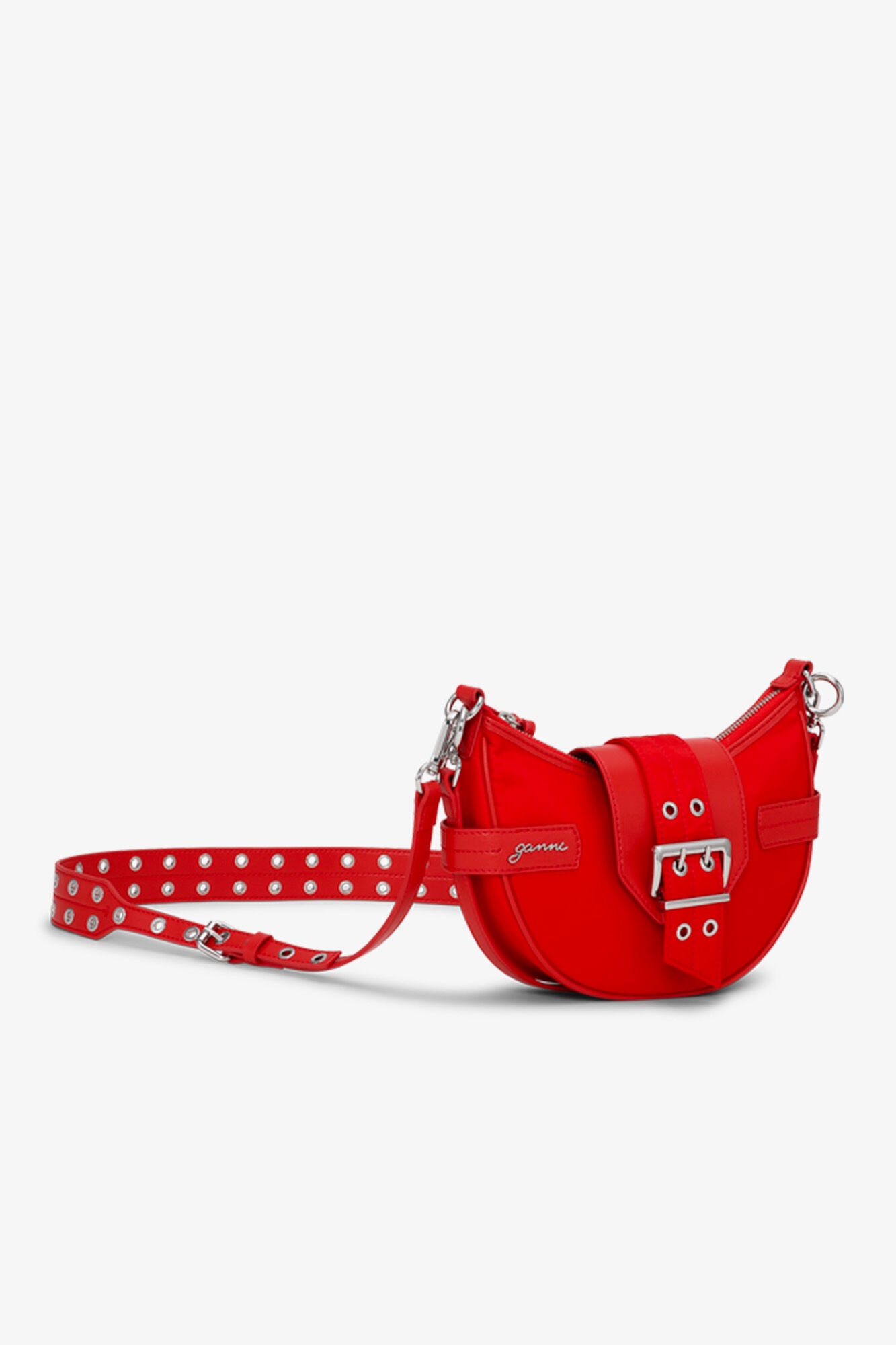 RED SMALL BUCKY CROSSBODY BAG - 3
