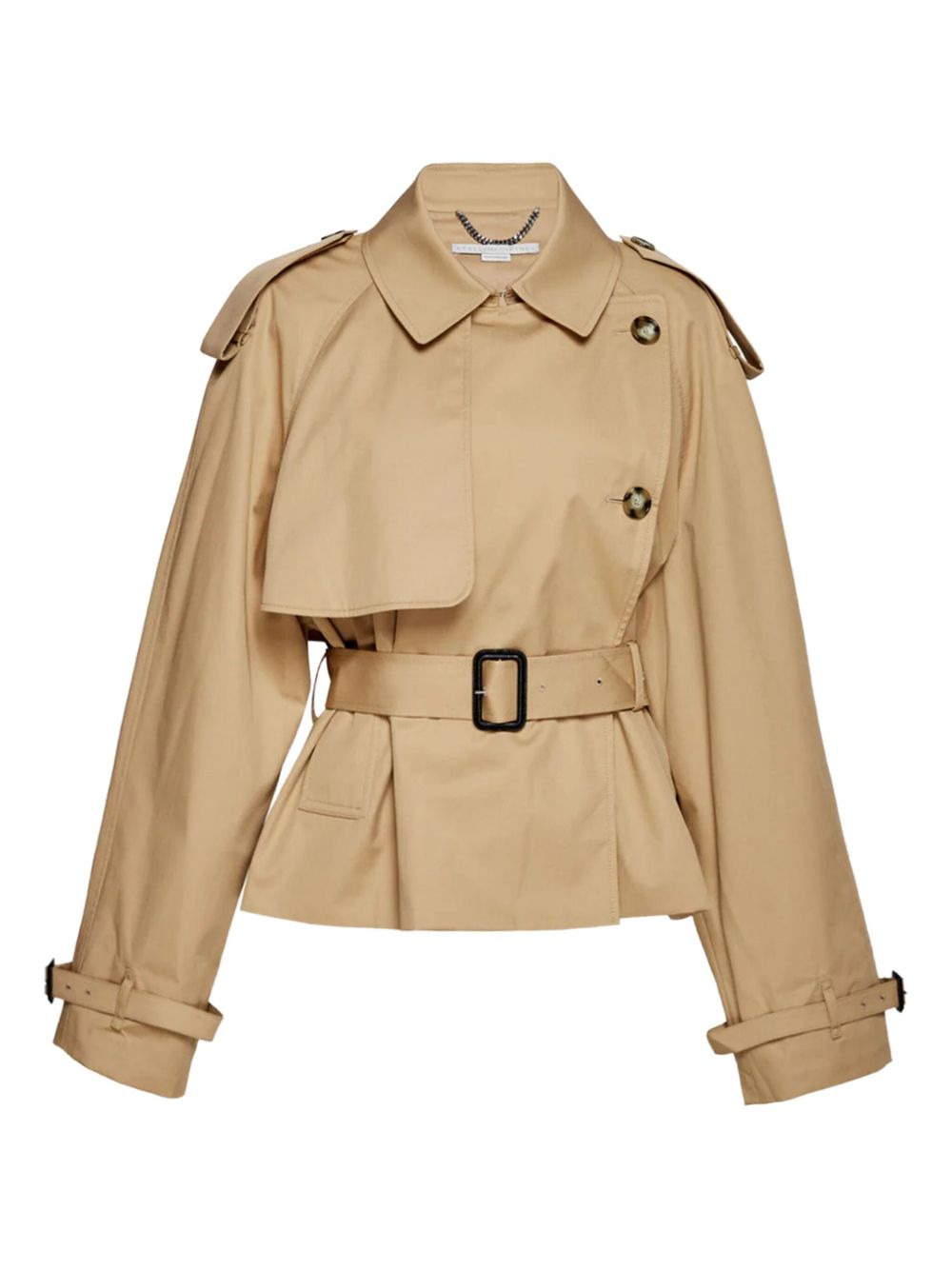 belted trench coat - 2