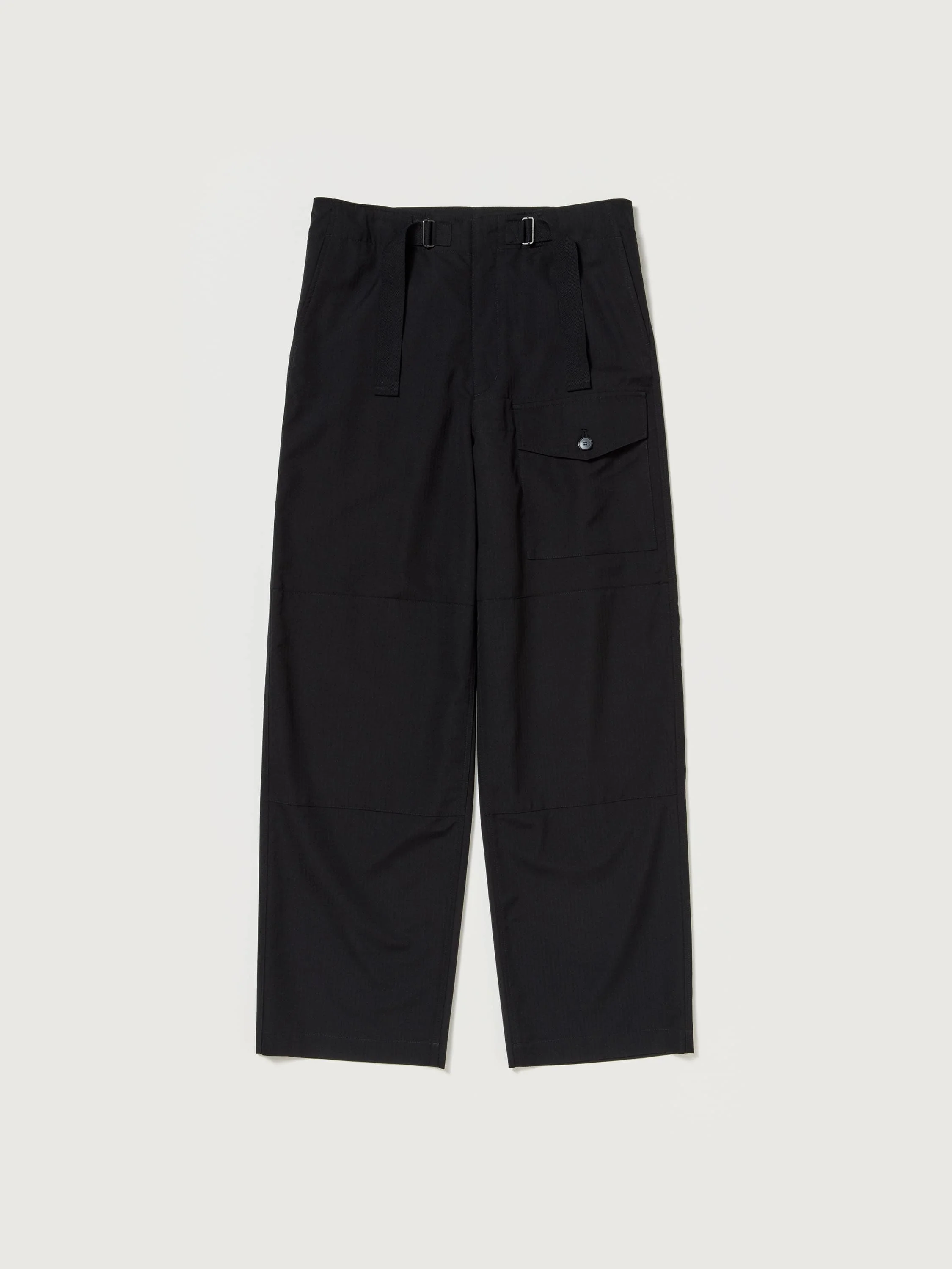 WOOL HERRINGBONE CARGO PANTS - 1