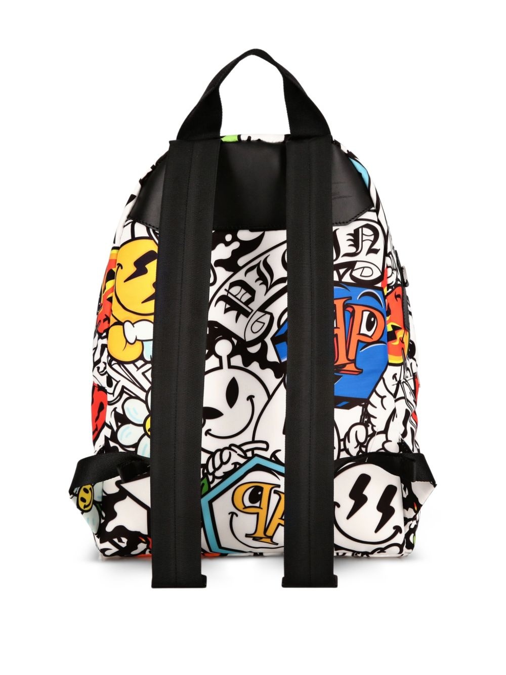 Smile-print backpack - 3
