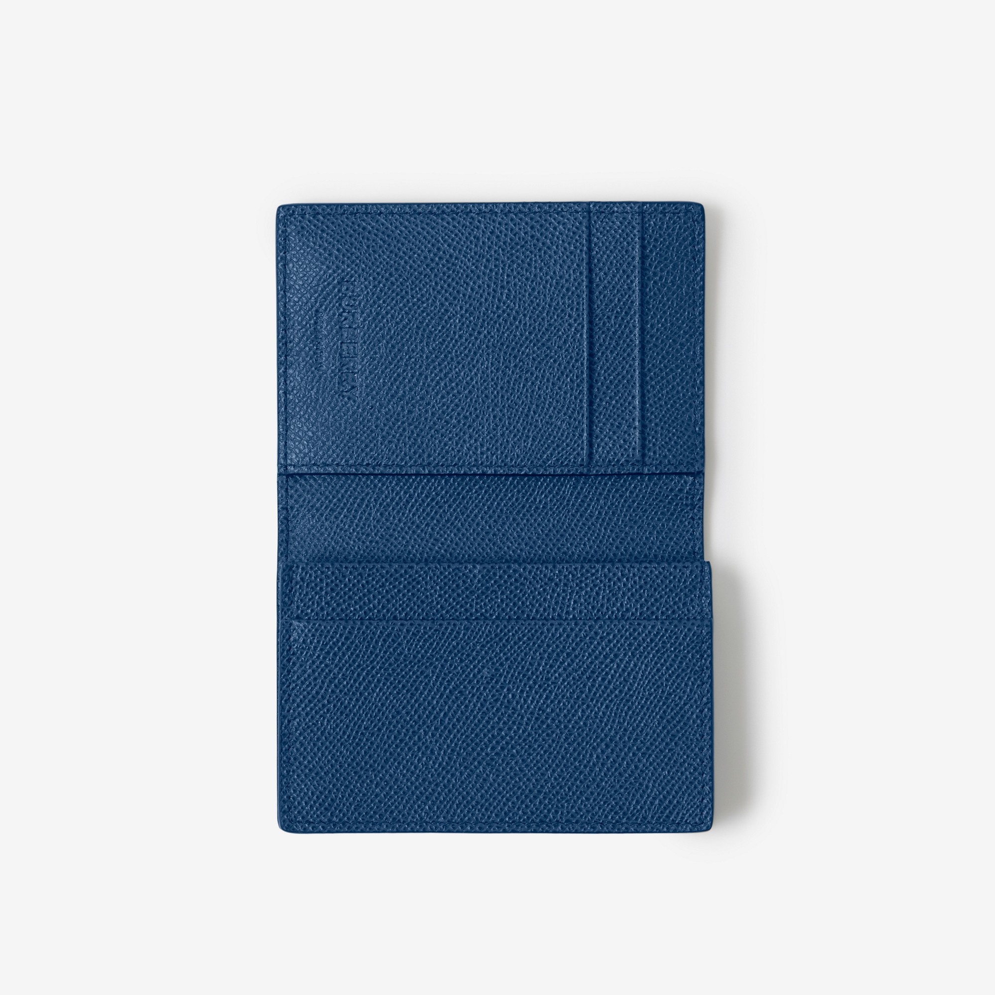 Grainy Leather TB Folding Card Case - 4