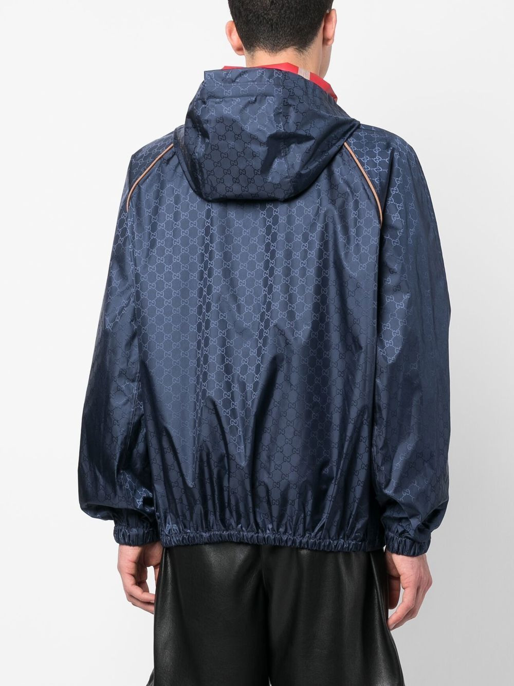 GG Supreme-jacquard hooded jacket - 4