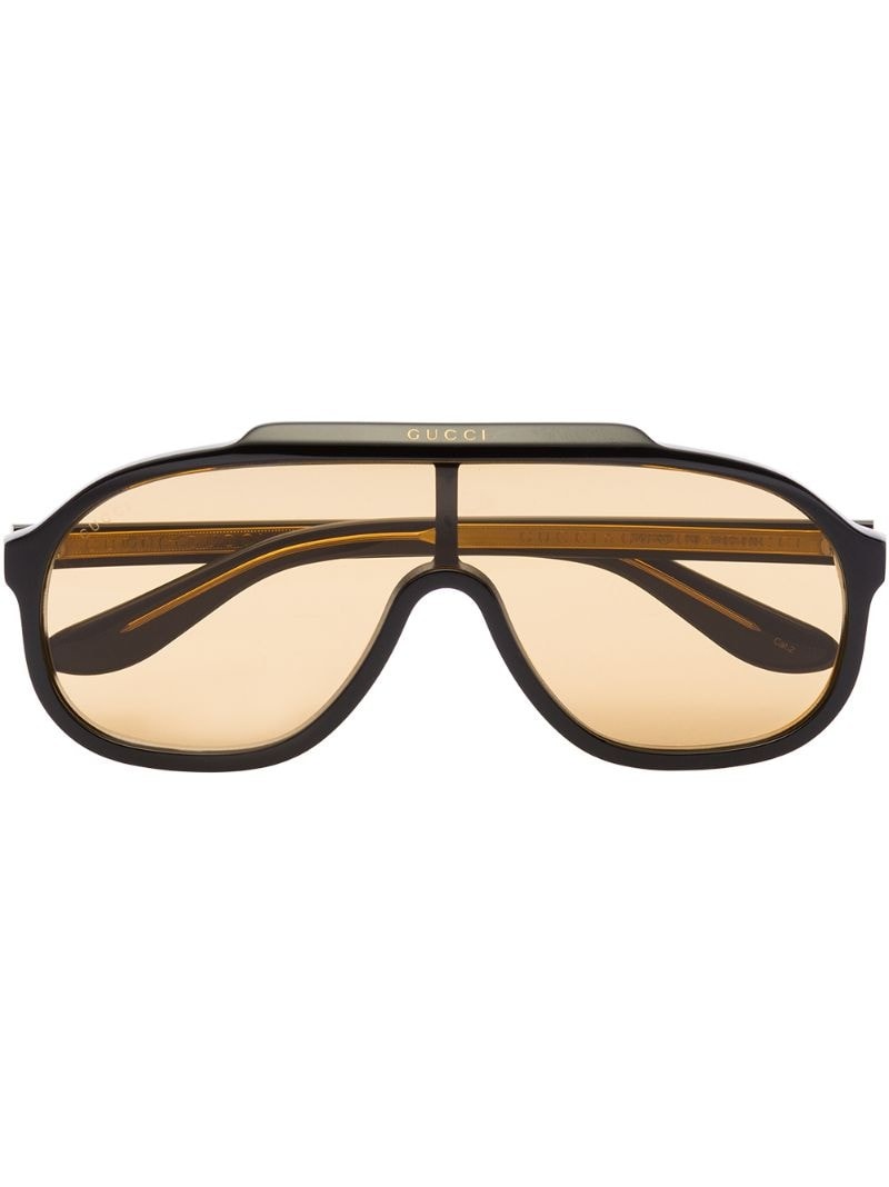 aviator-frame sunglasses - 1