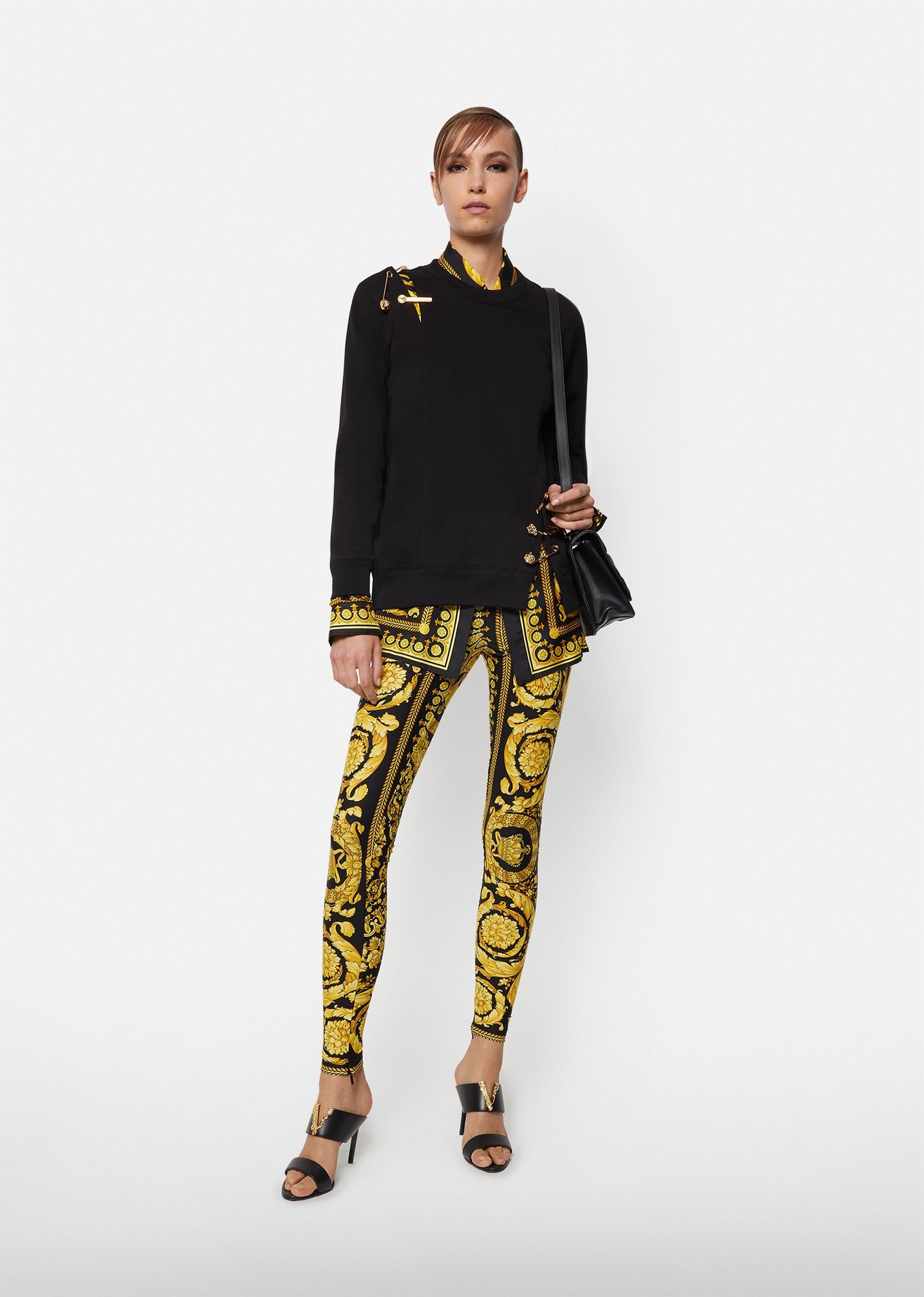 Wild Barocco FW'91 Print Leggings - 4