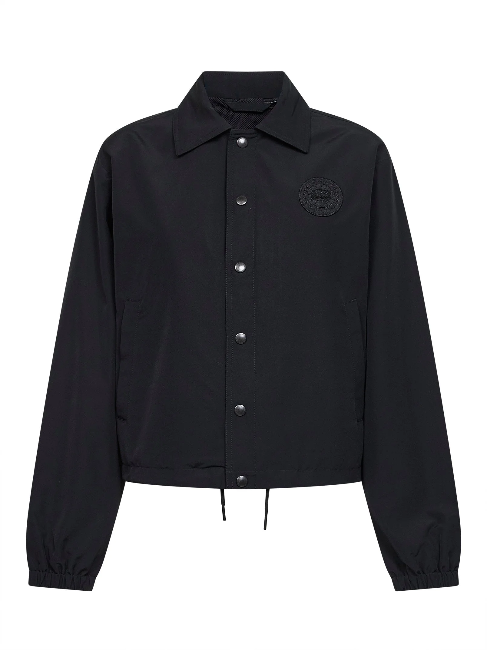 Black wool blend Regency shirt jacket - 1