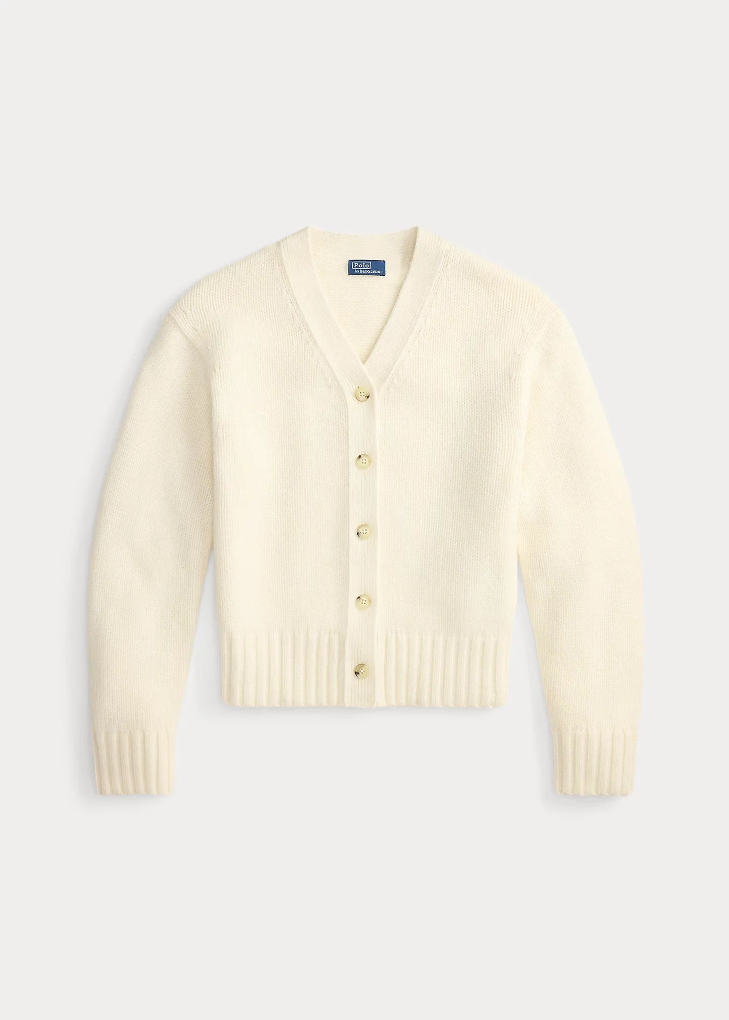 Cashmere V-Neck Cardigan - 1