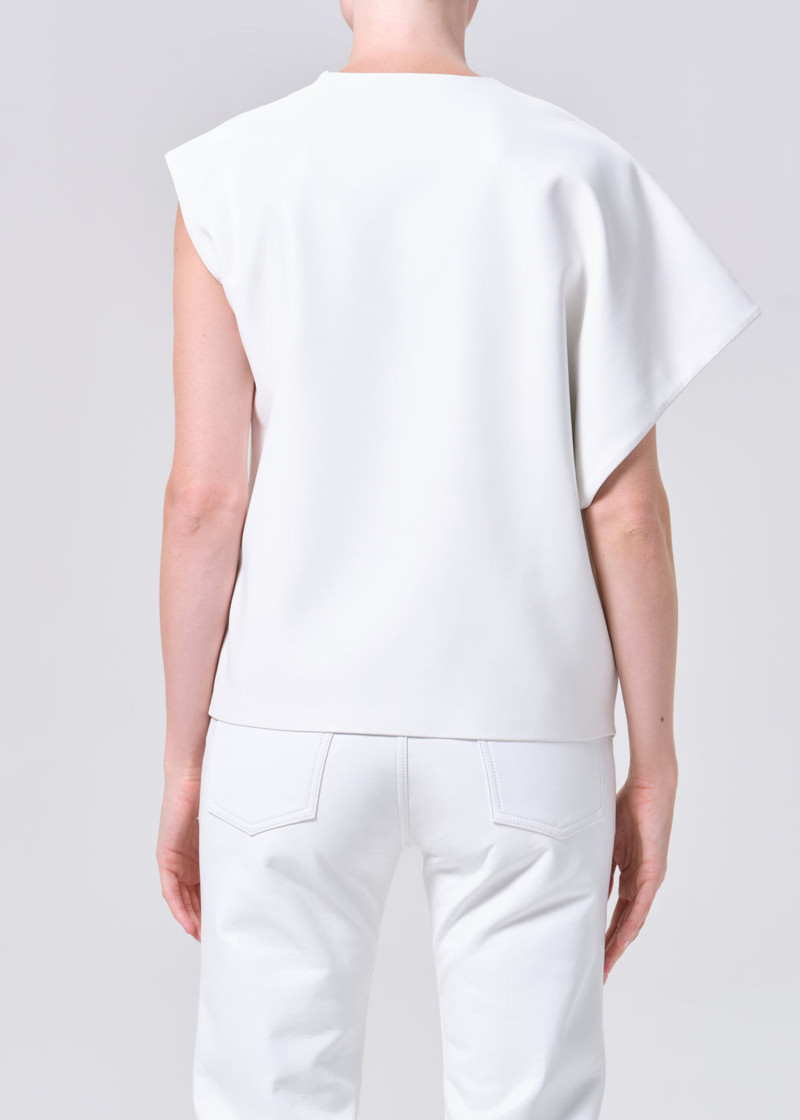 CORRINE TEE (VEGAN LEATHER) IN COLLAGEN 3