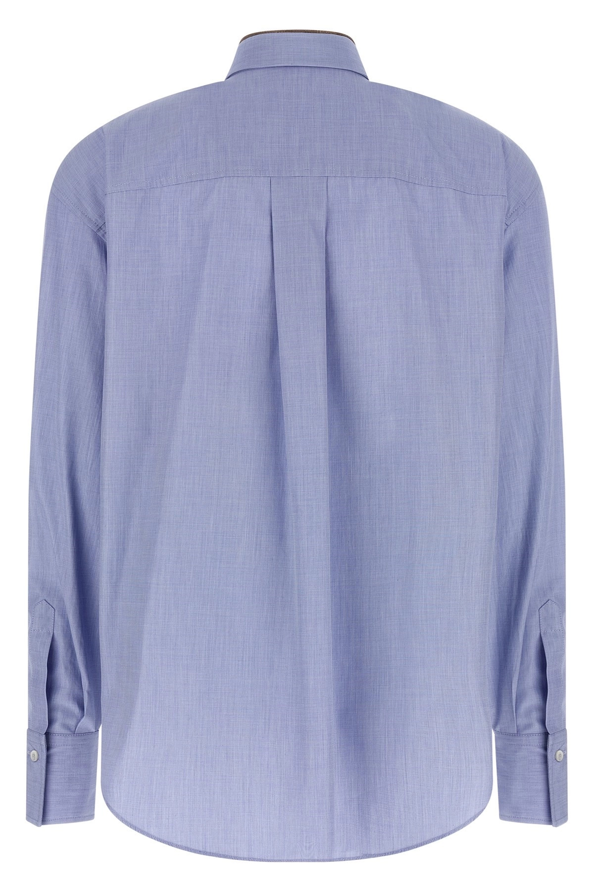 'Shiny Collar Detail' shirt - 3